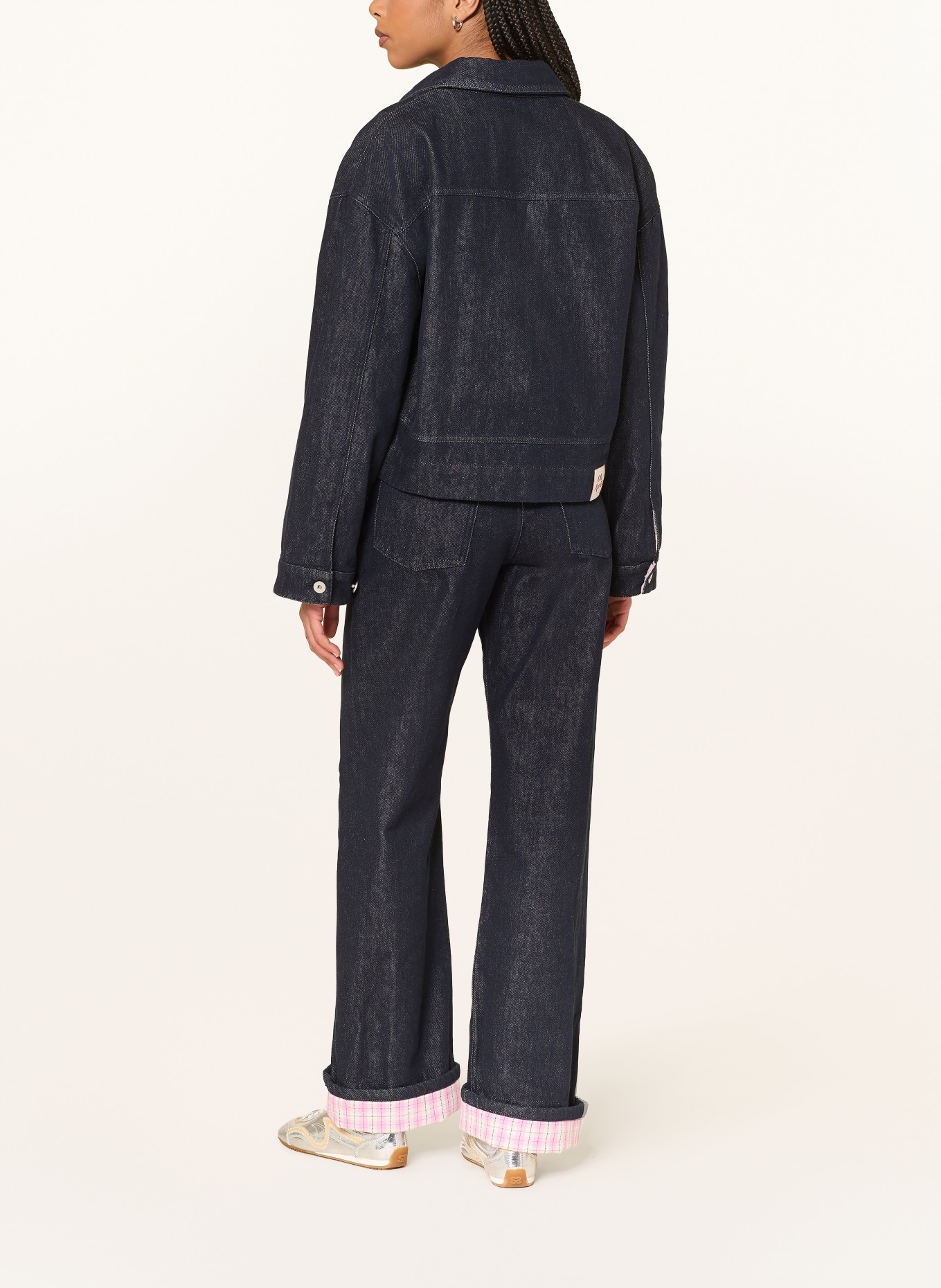 OH APRIL Dżinsy z szerokimi nogawkami EMELIE: 2019  Denim Dark Blue