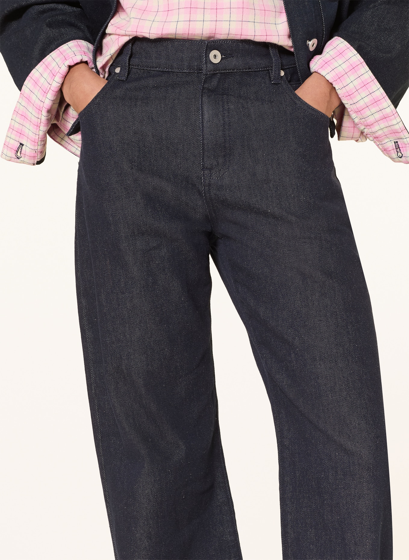 OH APRIL Dżinsy z szerokimi nogawkami EMELIE: 2019  Denim Dark Blue