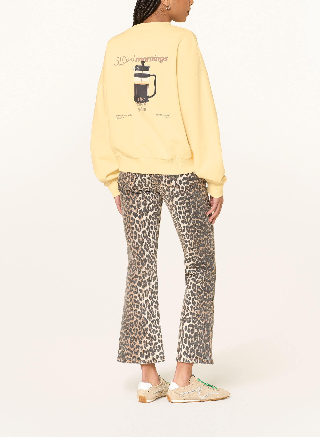 OH APRIL Mikina COFFEE: TMAVĚ ŽLUTÁ