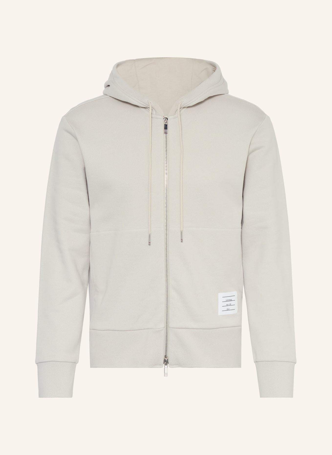 THOM BROWNE. Sweatjacke: BEIGE