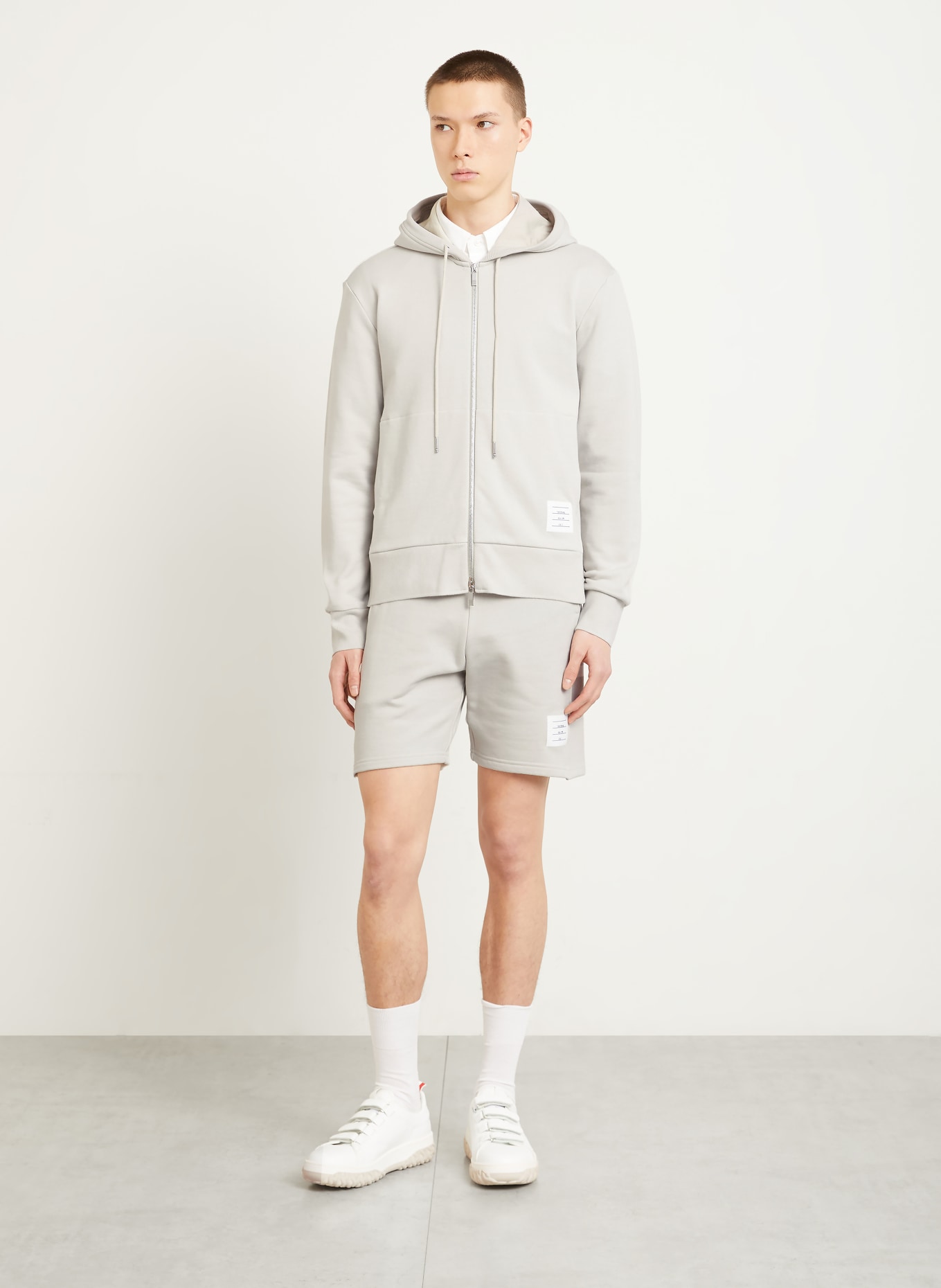 THOM BROWNE. Sweatjacke: BEIGE