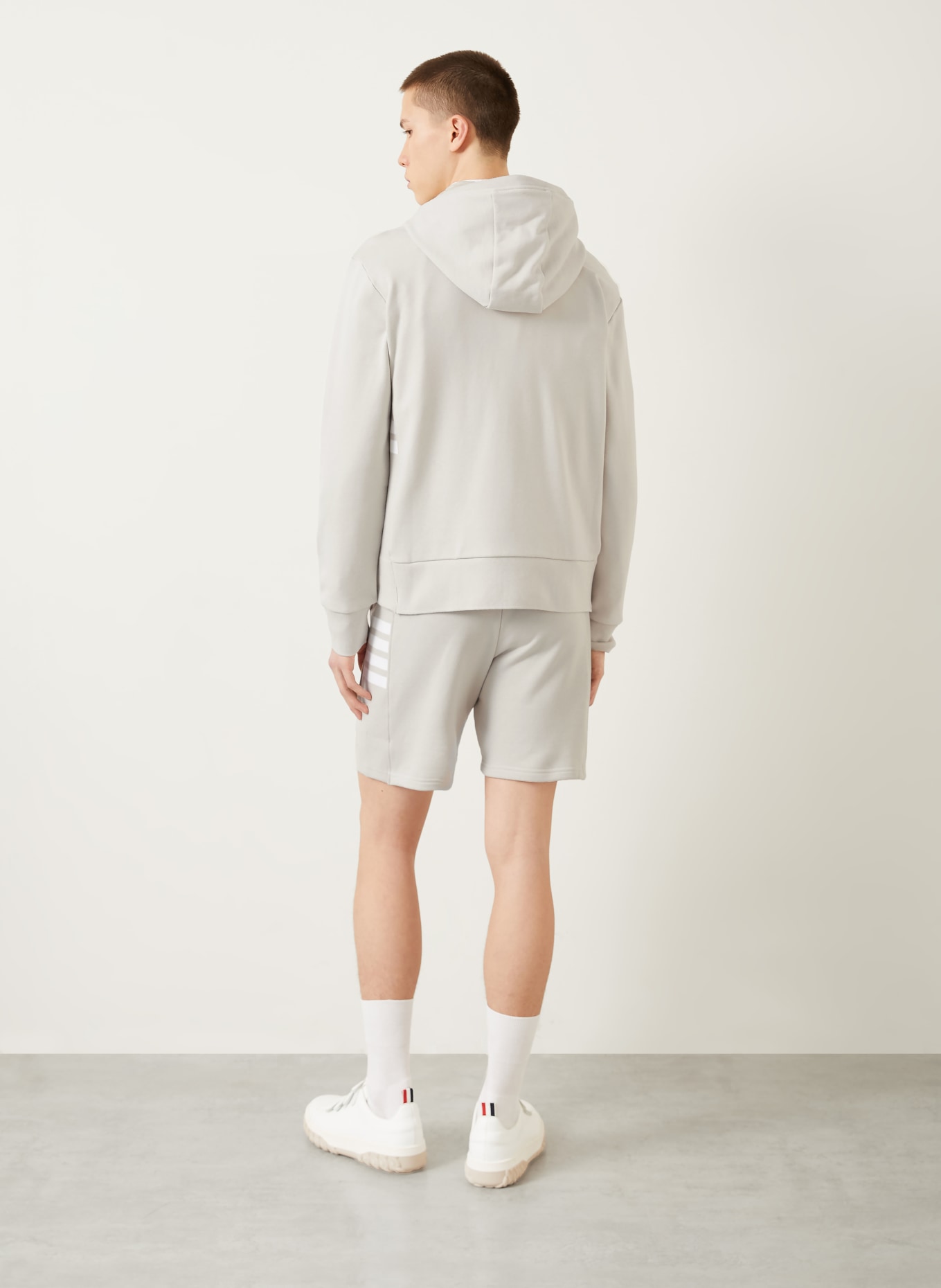 THOM BROWNE. Sweatjacke: BEIGE