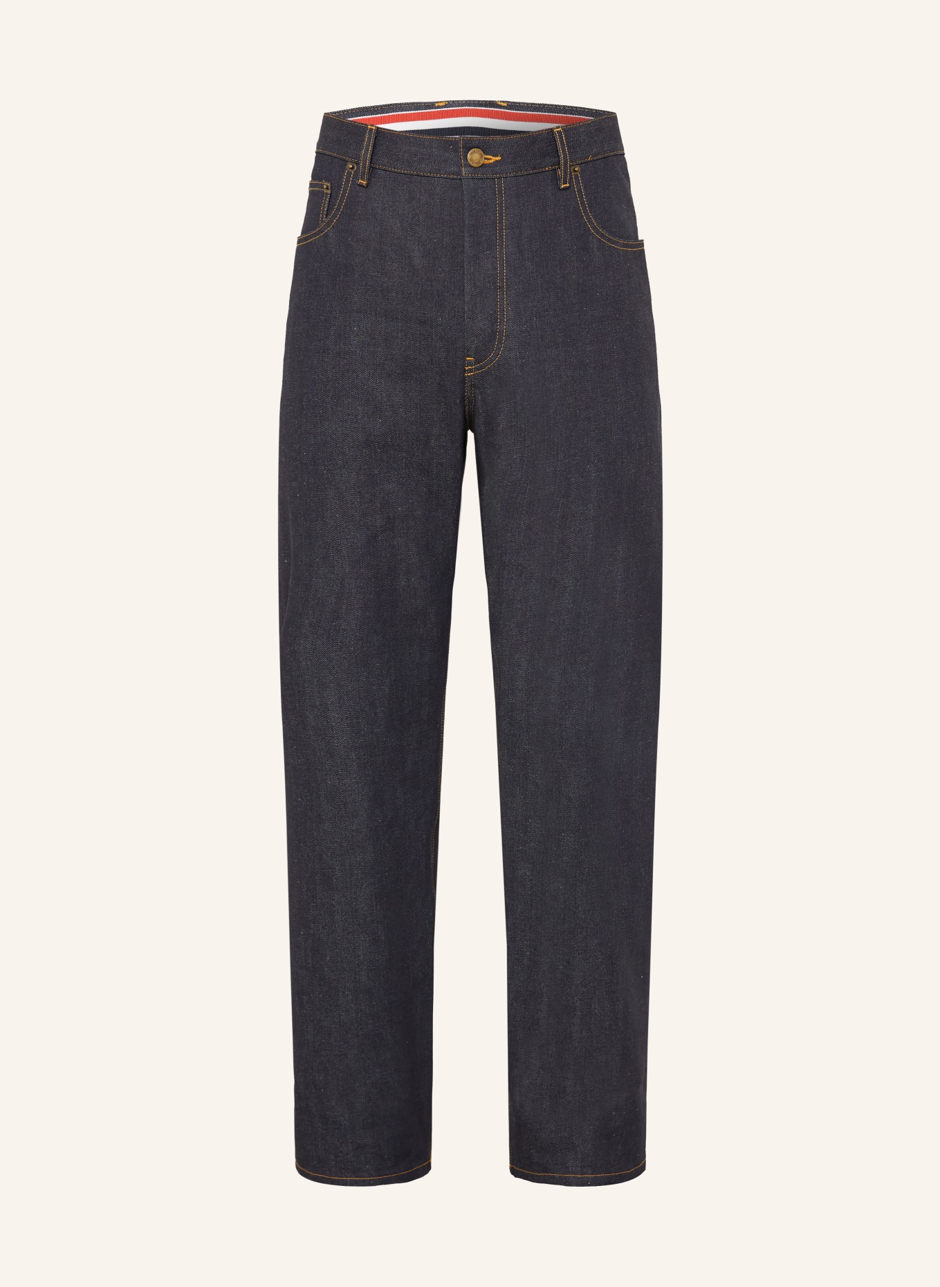 THOM BROWNE. Jeans Regular Fit: DUNKELBLAU