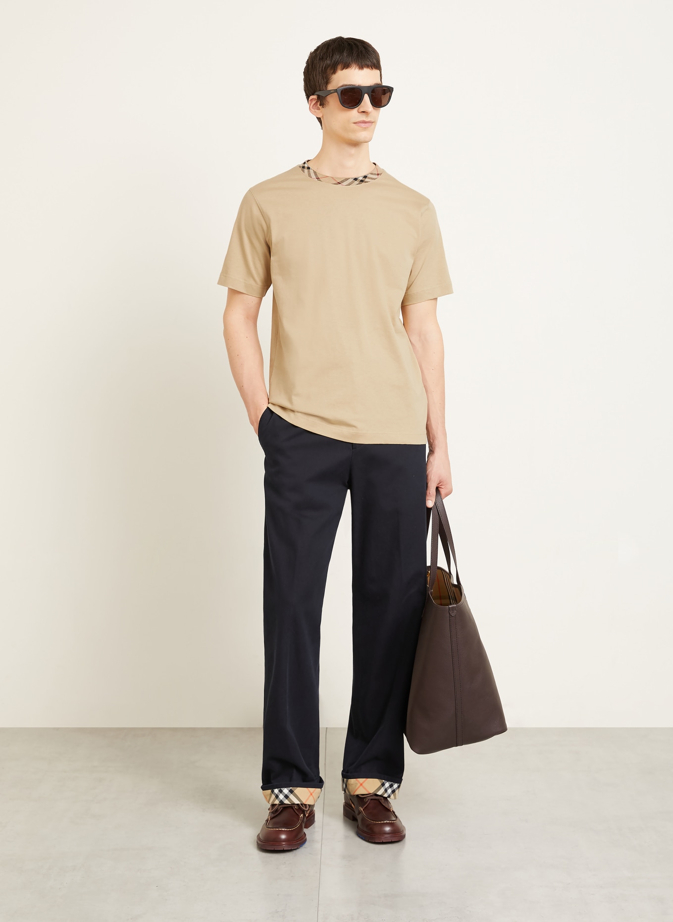 BURBERRY RYAN T-shirt: CAMEL