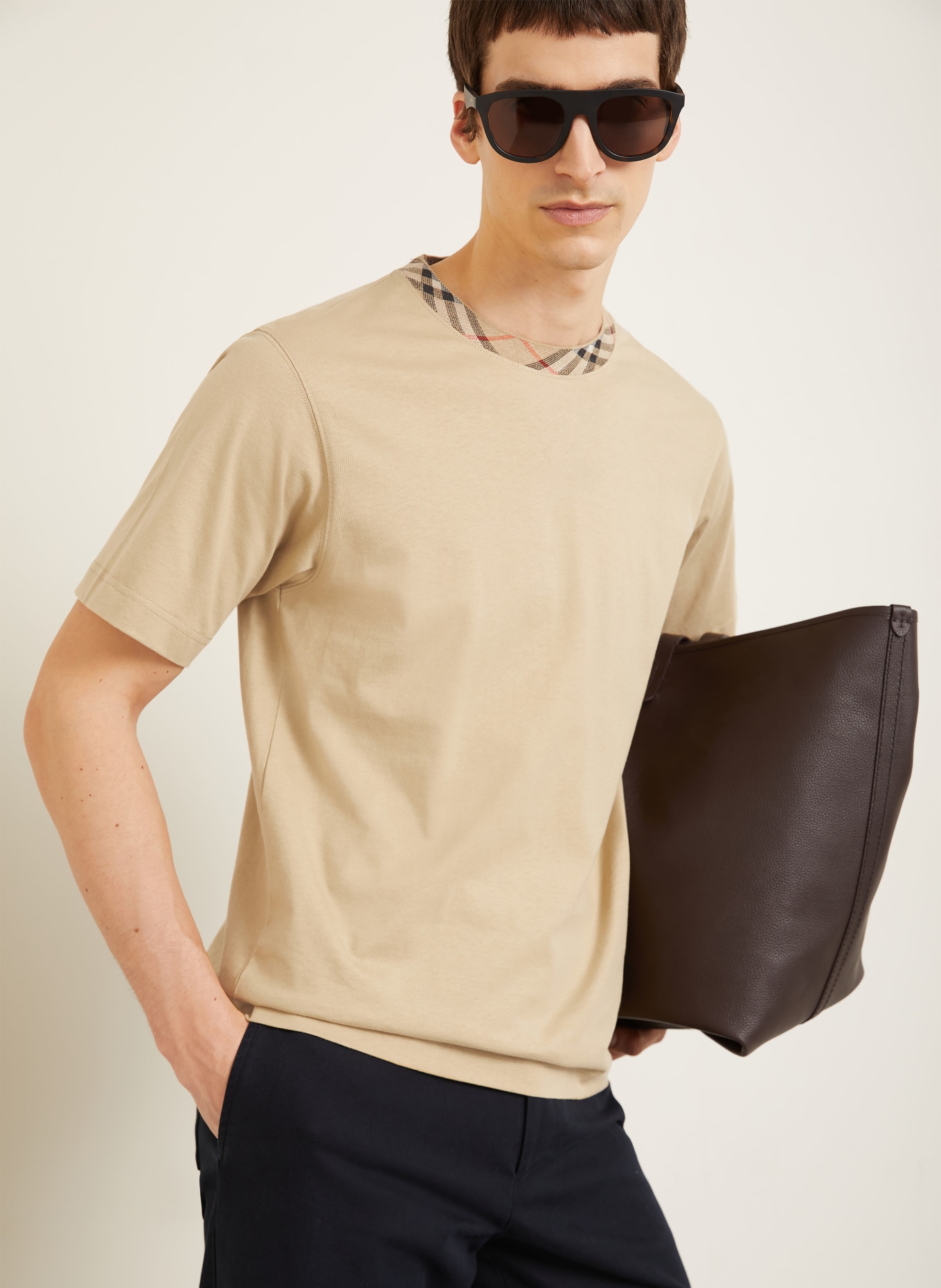 BURBERRY RYAN T-shirt: CAMEL