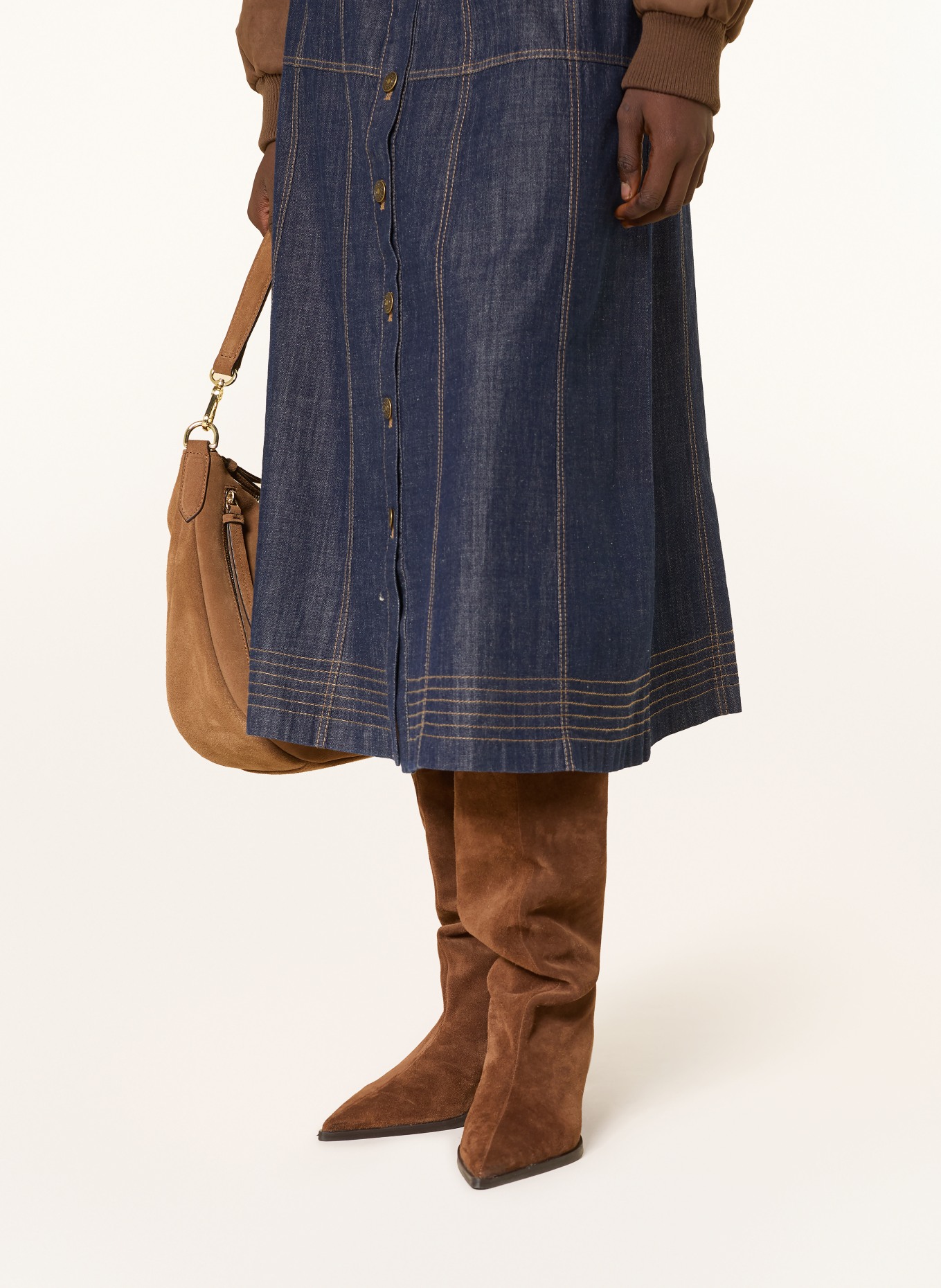 CATNOIR jupe en jean: BLEU FONCÉ