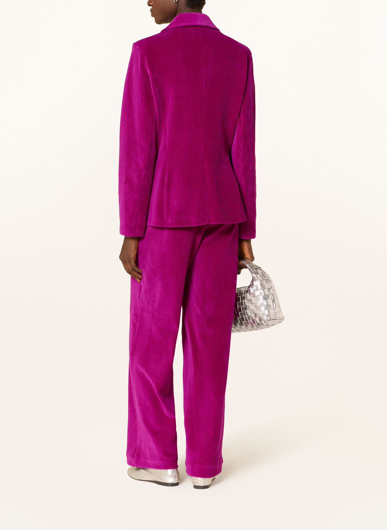 CATNOIR corduroy blazer: FUCHSIA