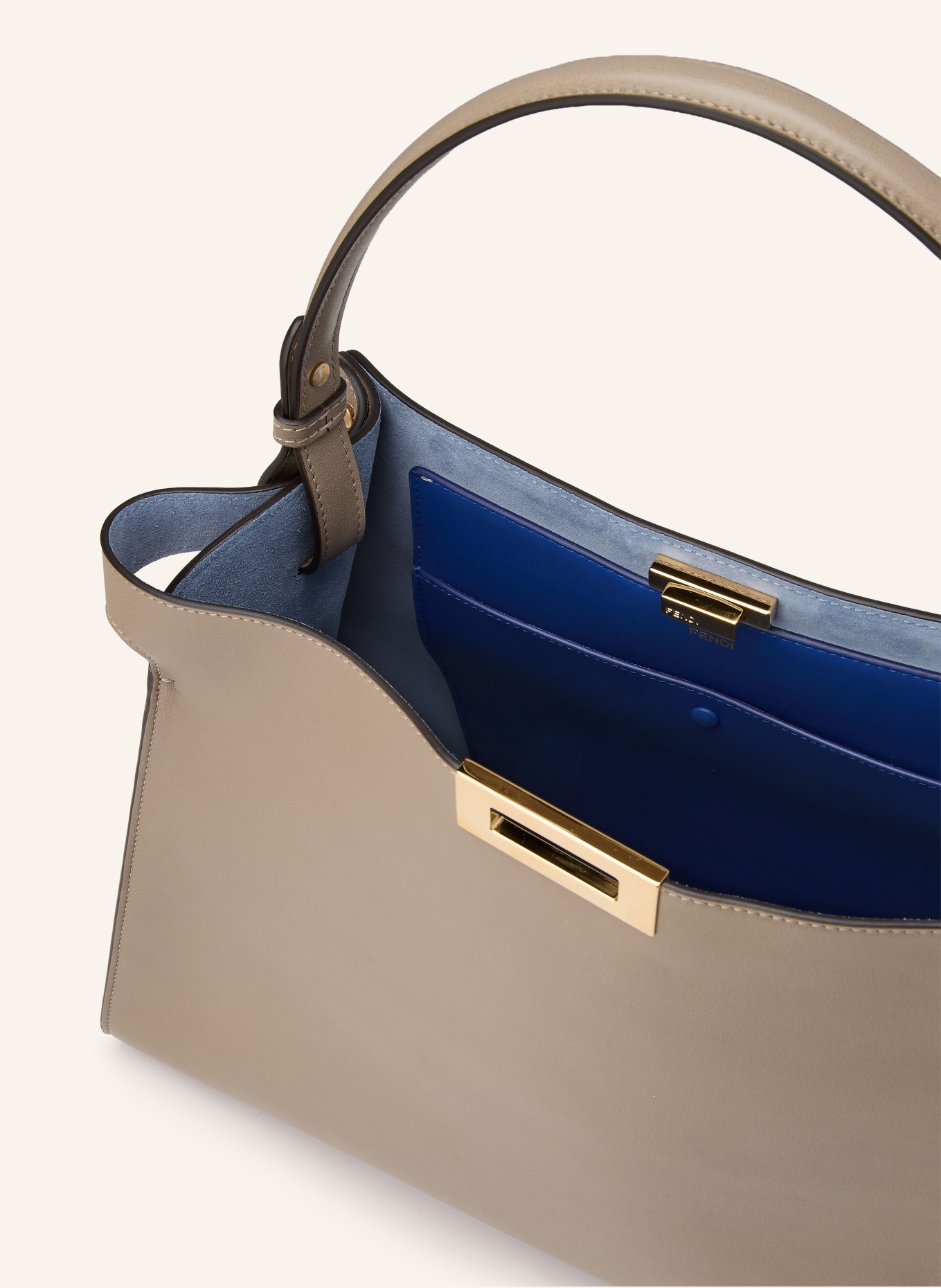 FENDI Shopper WAY LARGE: TAUPE