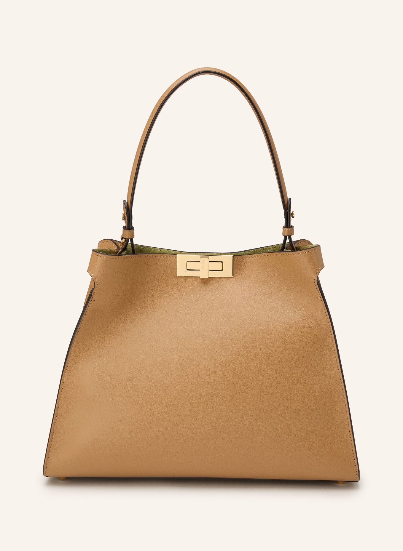FENDI Handtas WAY MEDIUM: CAMEL / GOUD
