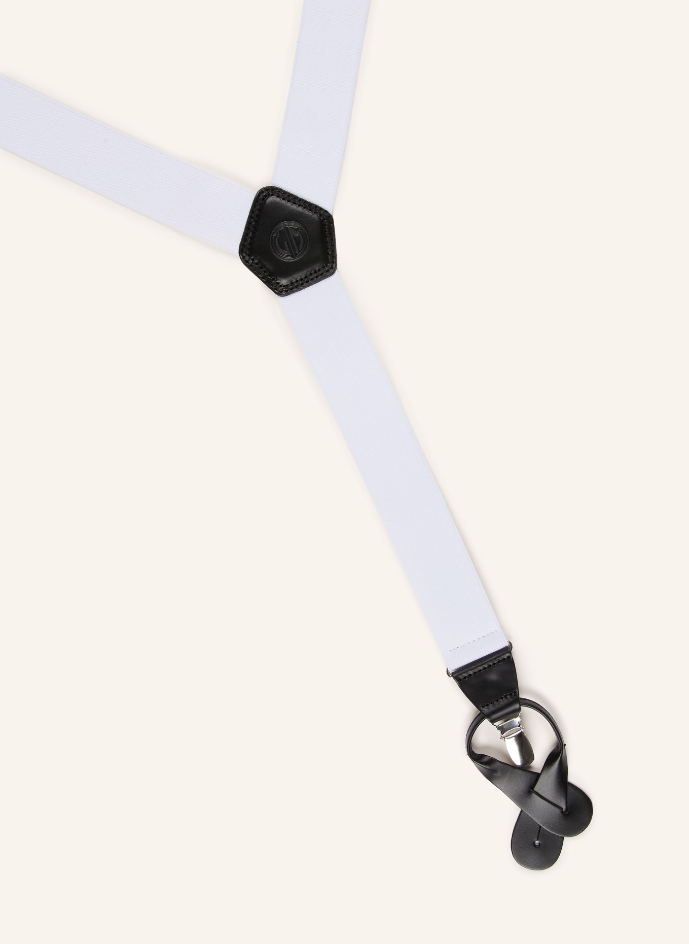 PAUL Hosenträger: WEISS / SCHWARZ