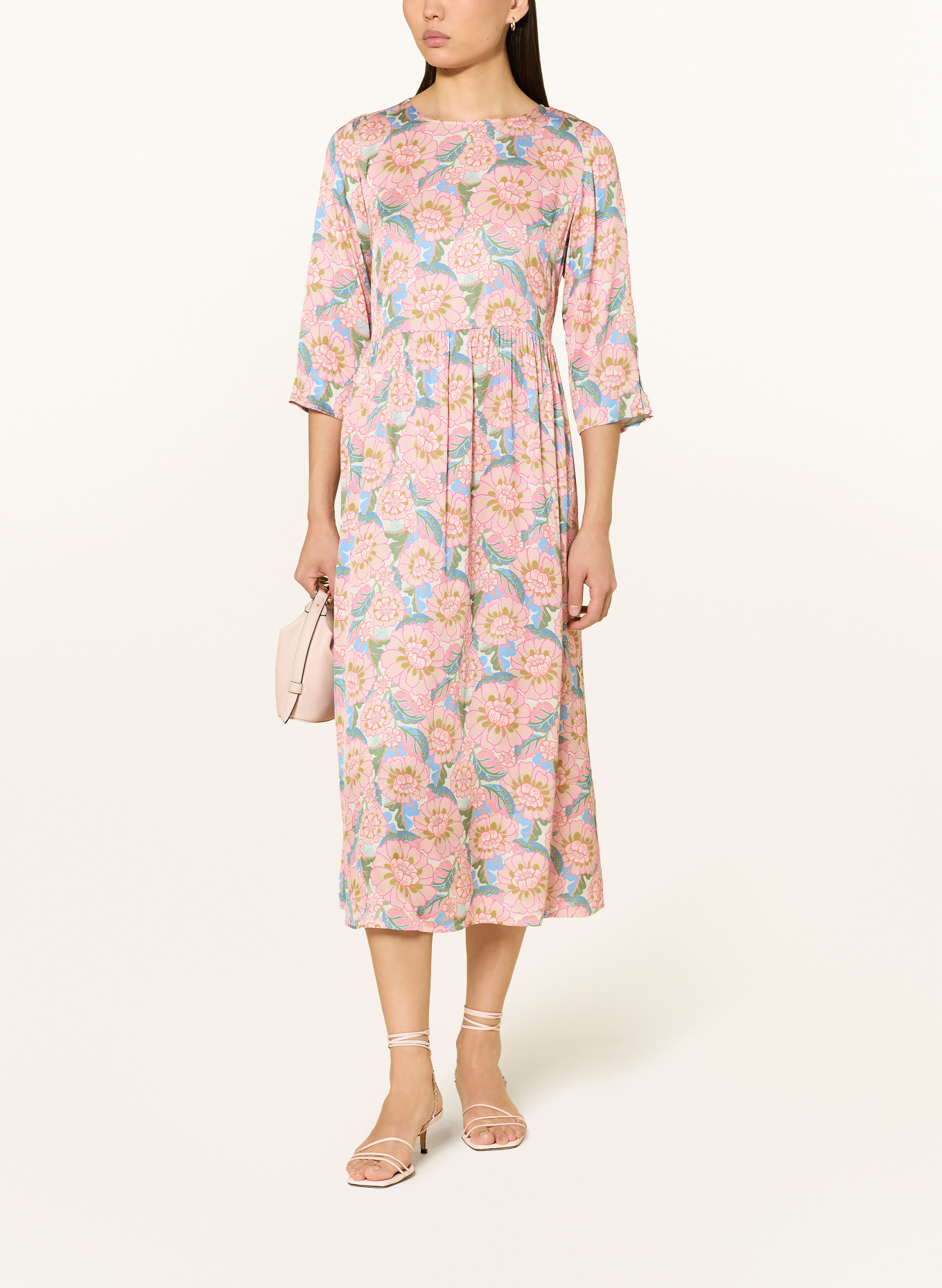 Rich & Royal Sukienka z rękawami 3/4: BLADORÓŻOWY / ZIELONY / NIEBIESKI