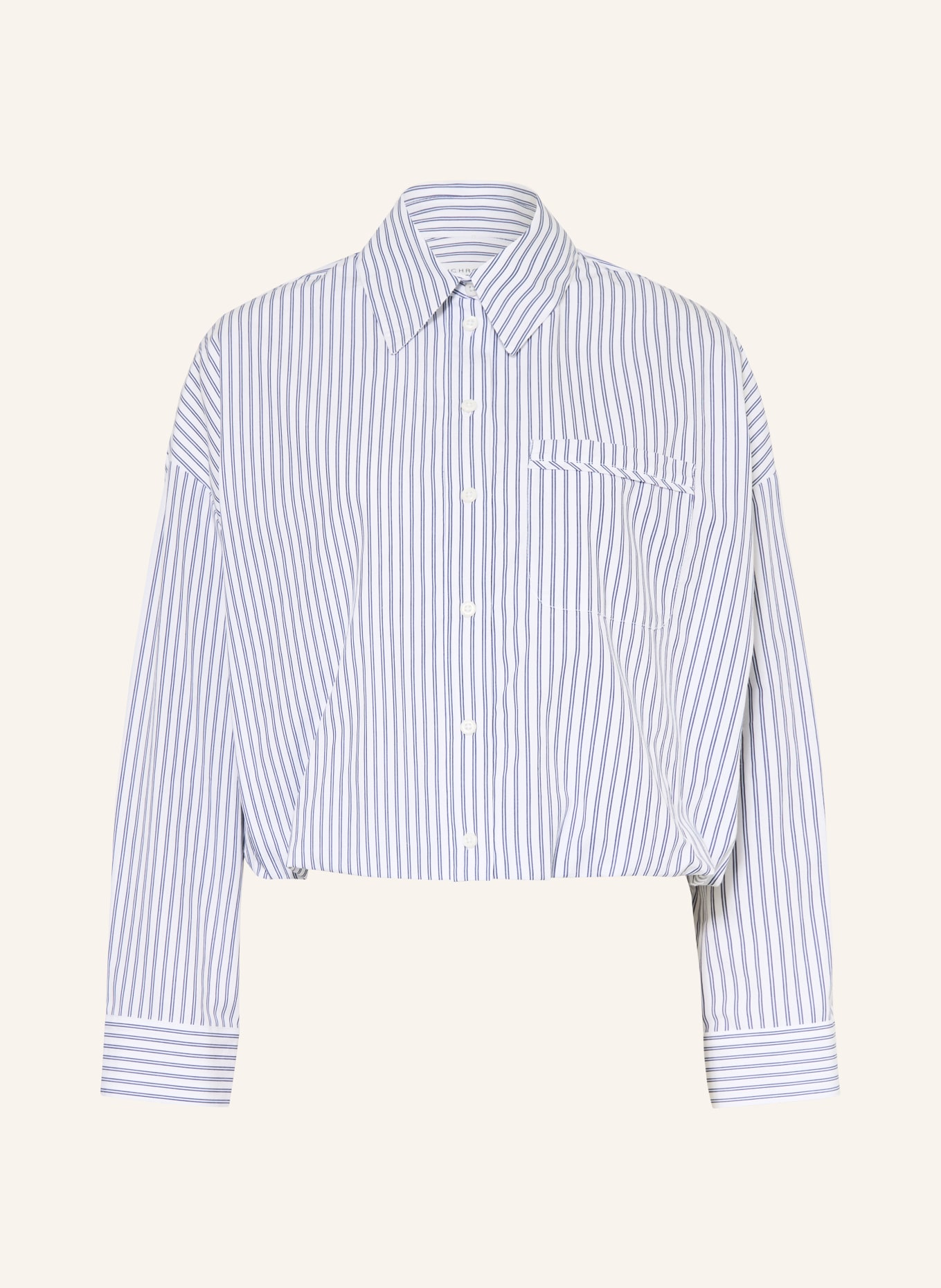 Rich & Royal Hemdbluse: DUNKELBLAU / WEISS