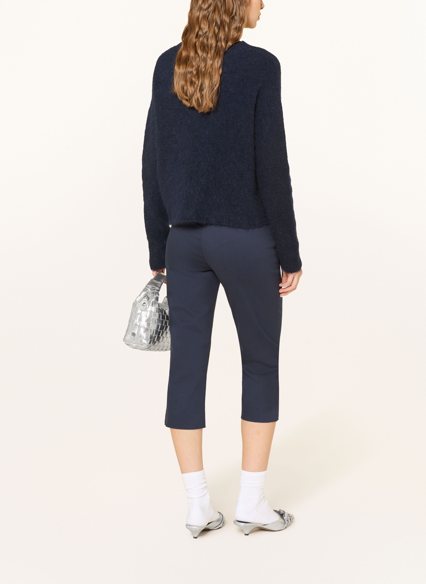 Rich & Royal Pantalon 7/8: BLEU FONCÉ