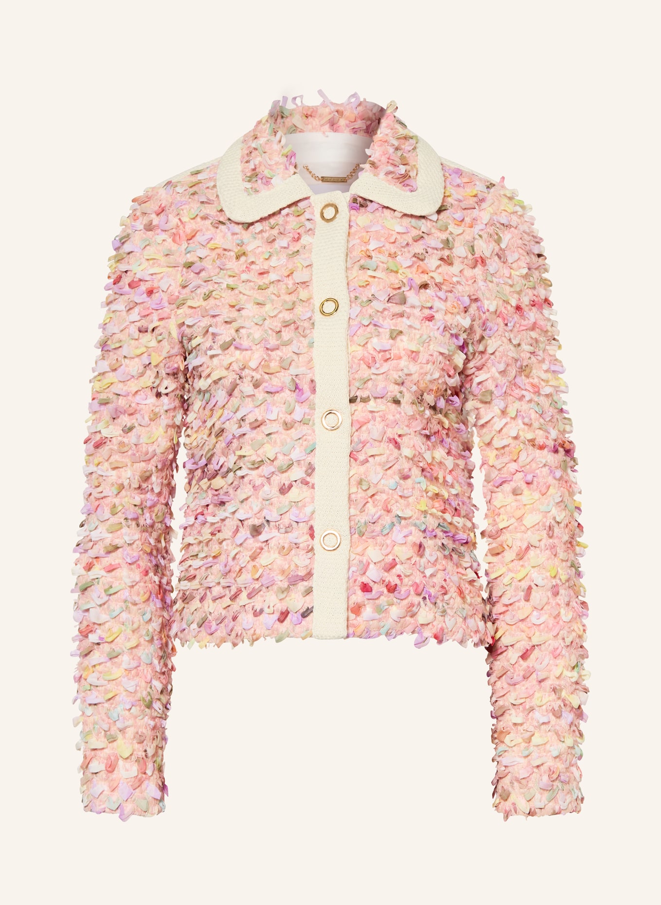 Rich & Royal kabátová bunda: SVĚTLE RŮŽOVÁ / SVĚTLE FIALOVÁ / TMAVĚ ORANŽOVÁ