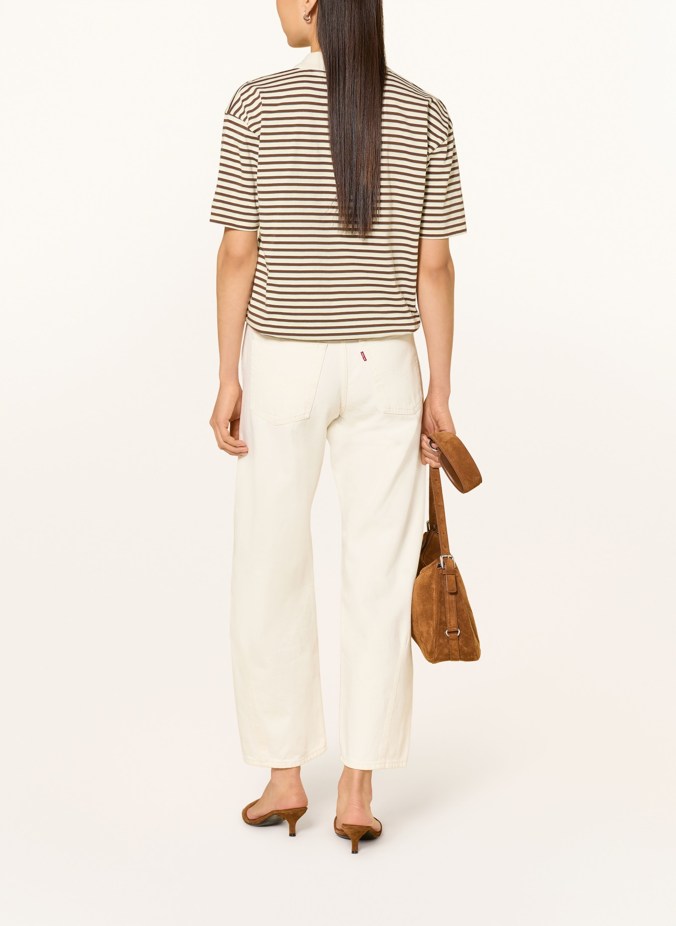 Rich & Royal Polo en jersey: MARRON / JAUNE CLAIR / BLEU CLAIR