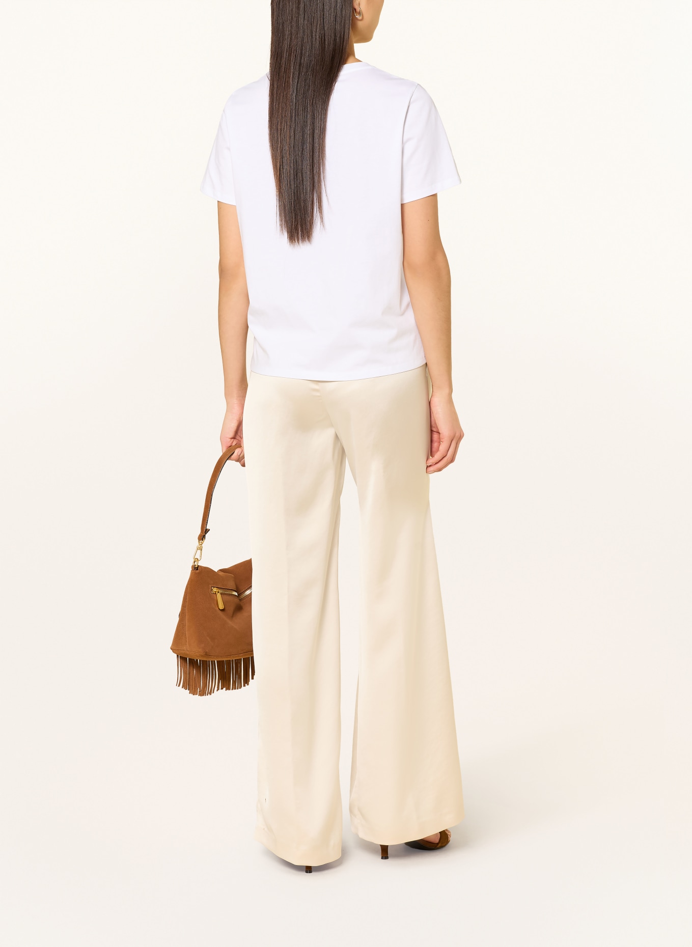 Rich & Royal T-shirt: WIT / ECRU