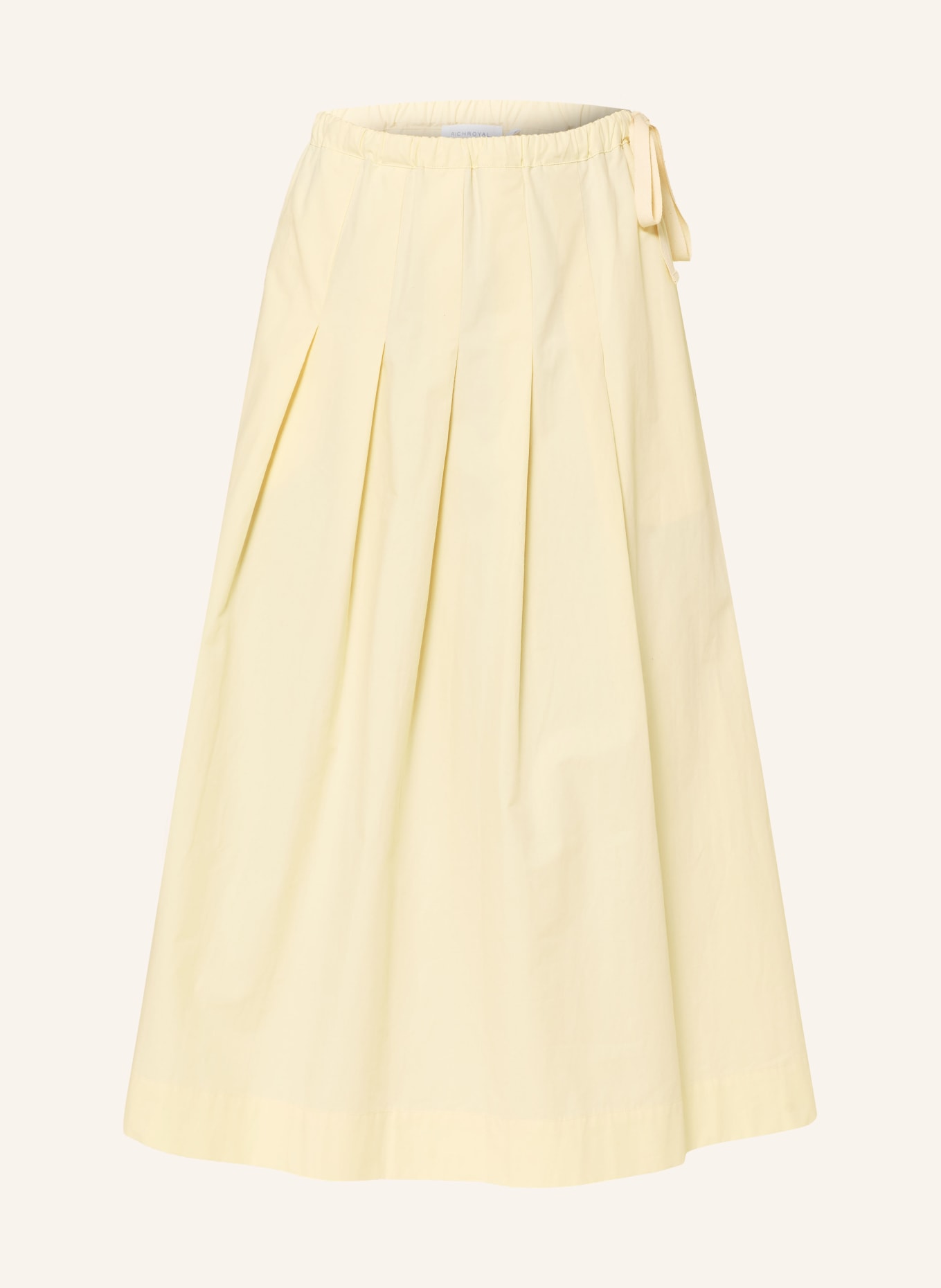 Rich & Royal skládaná sukně: TMAVĚ ŽLUTÁ