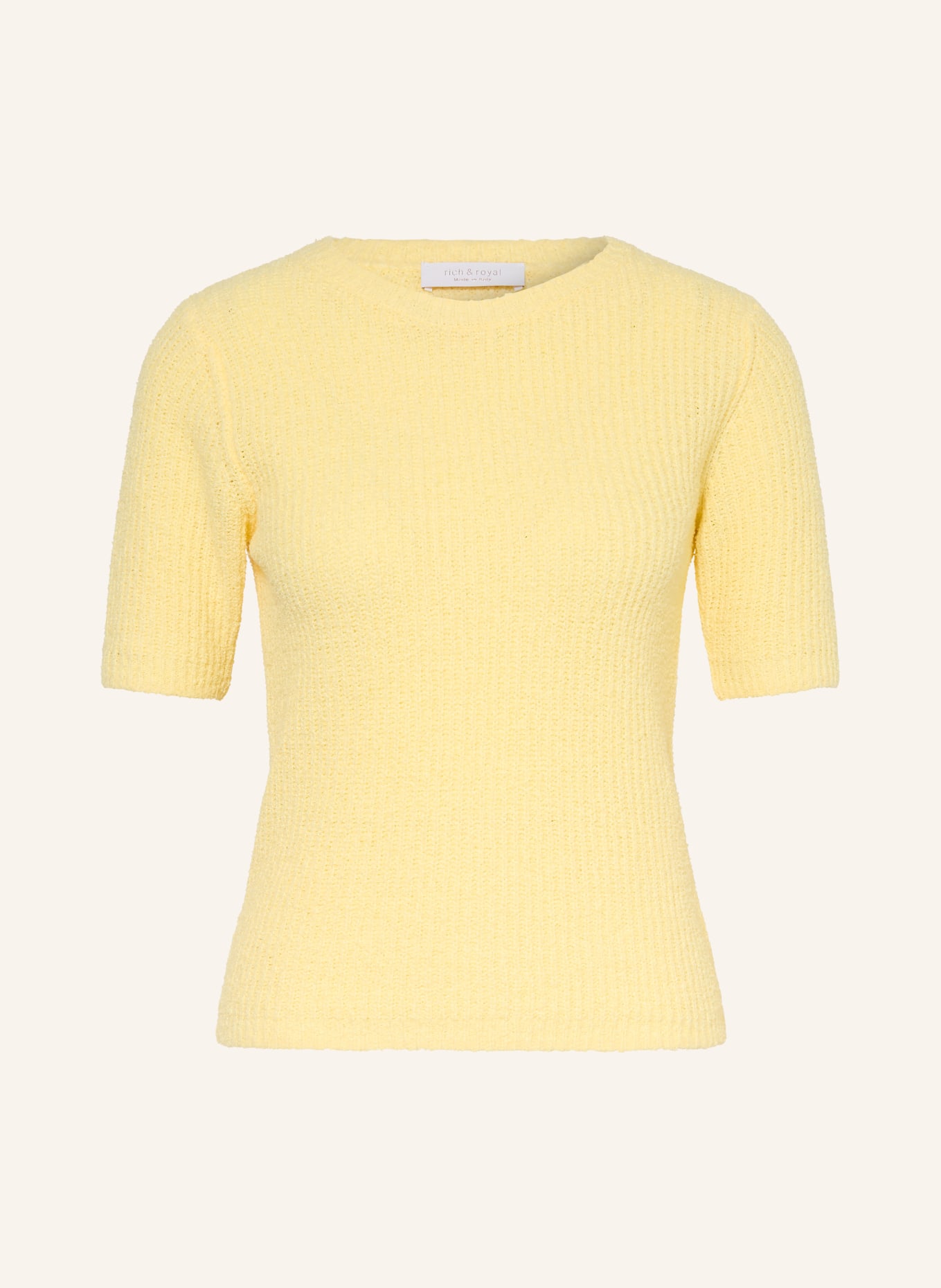 Rich & Royal Strickshirt: GELB