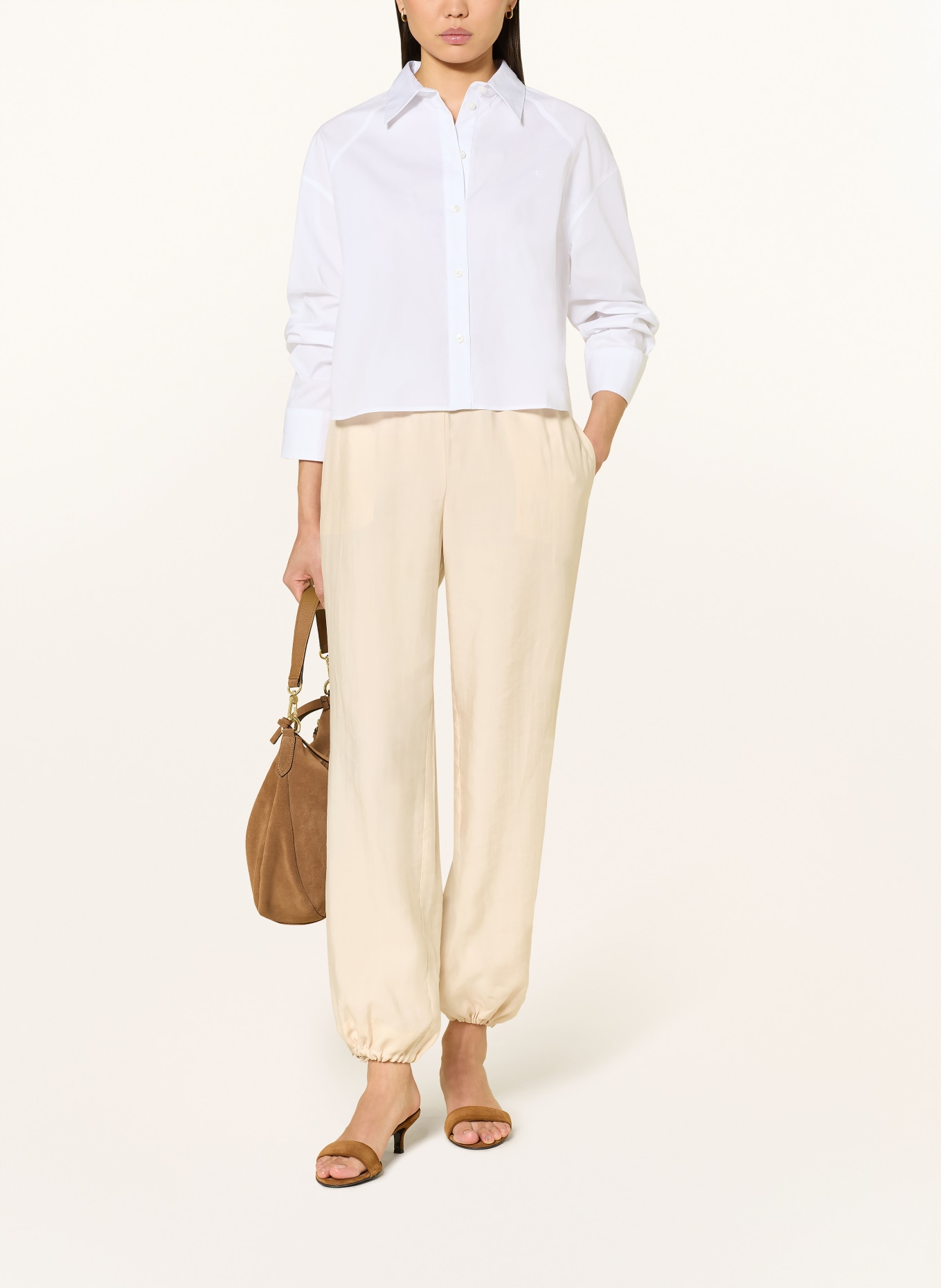 Rich & Royal kalhoty: KRÉMOVÁ