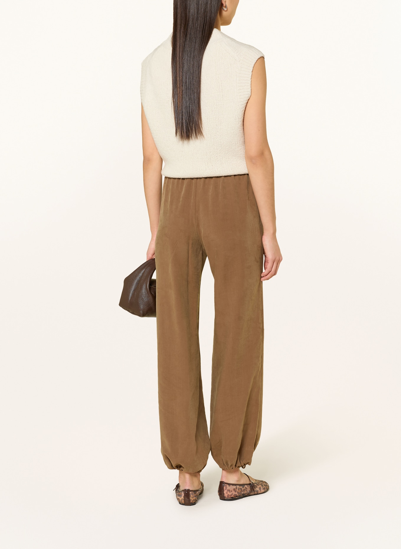 Rich & Royal kalhoty: HNĚDÁ