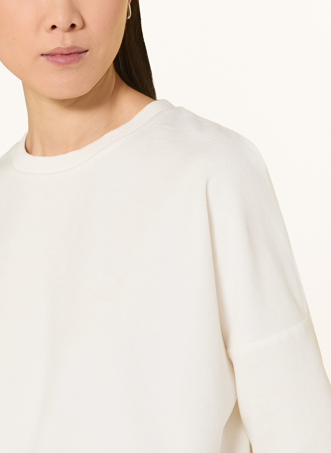 Herrlicher Nickishirt SMILA: CRÈME