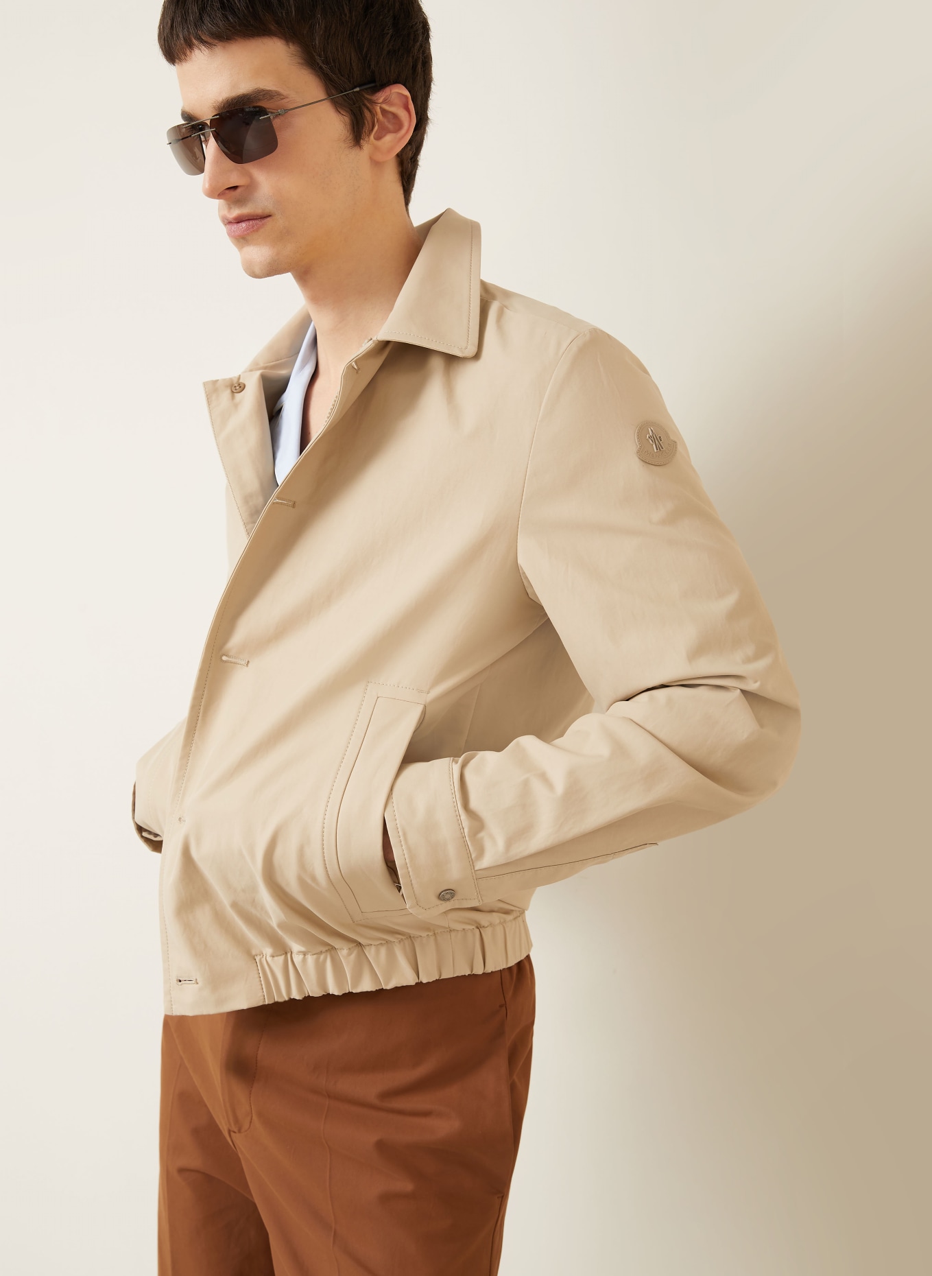 MONCLER Overjacket GILBEN: BEIGE