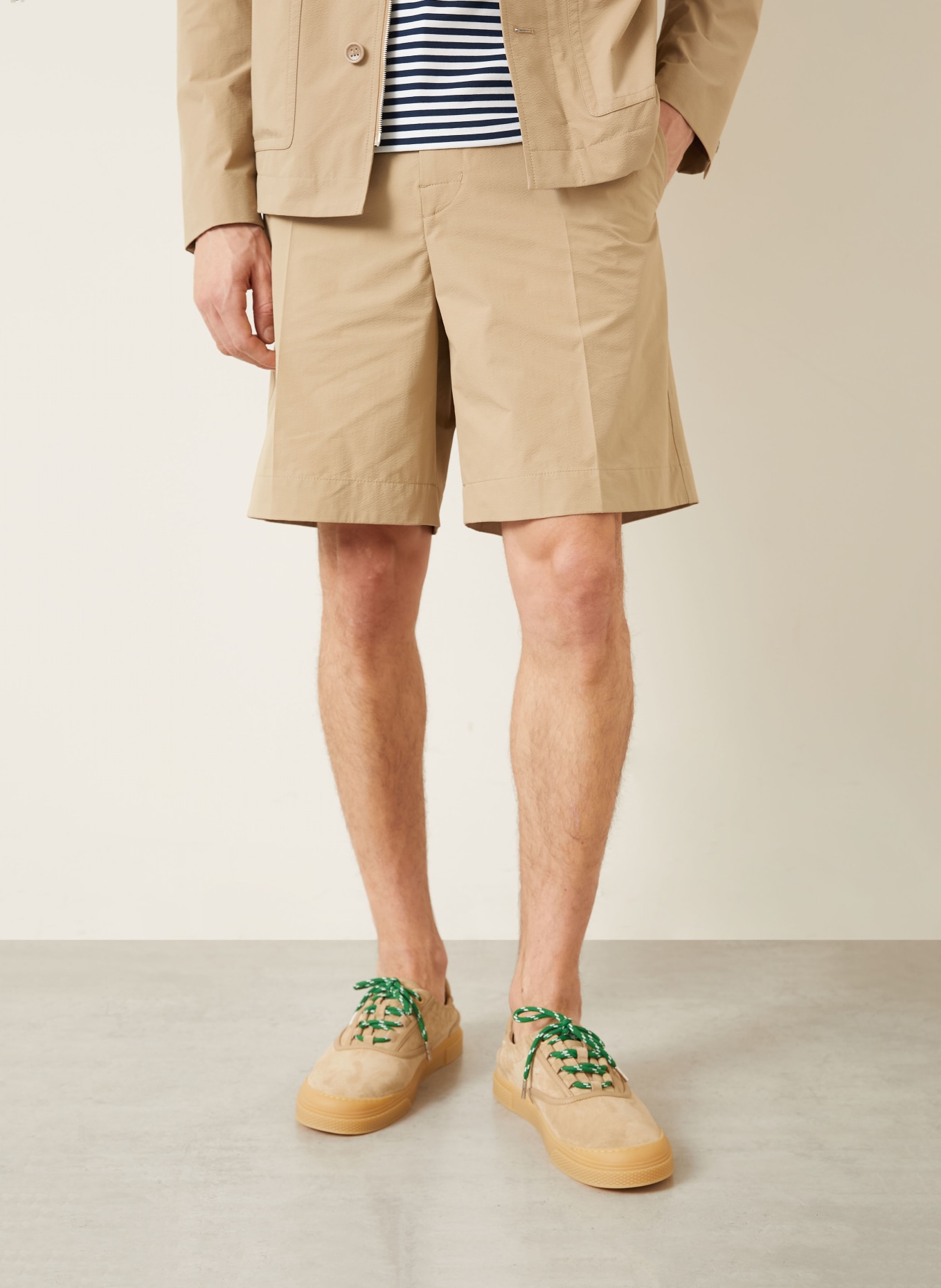 MONCLER shorts: BEIGE