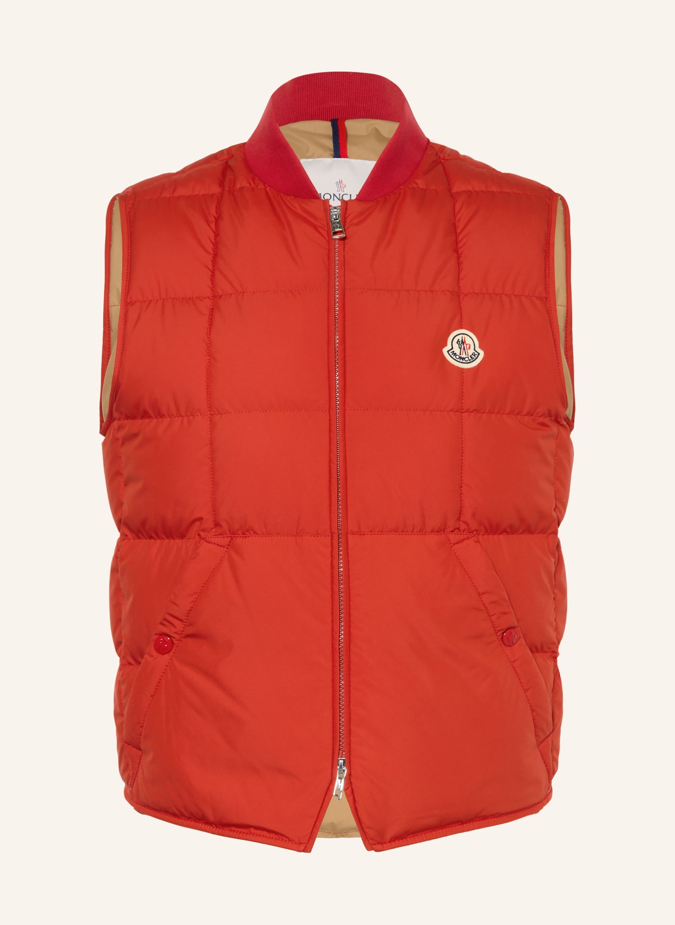 MONCLER Daunenweste ELBERTON: ROT