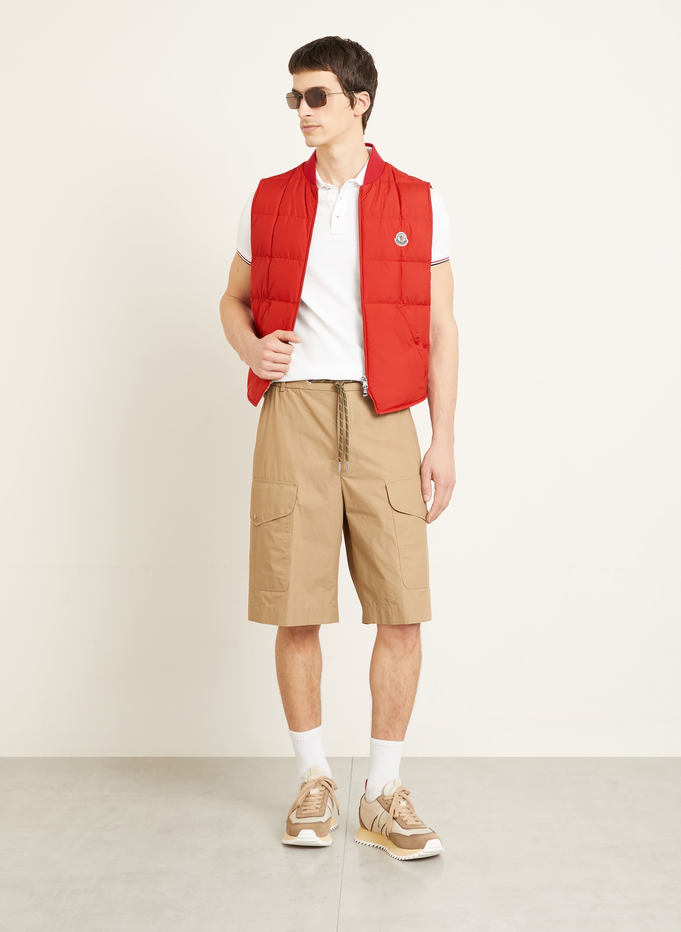 MONCLER Daunenweste ELBERTON: ROT