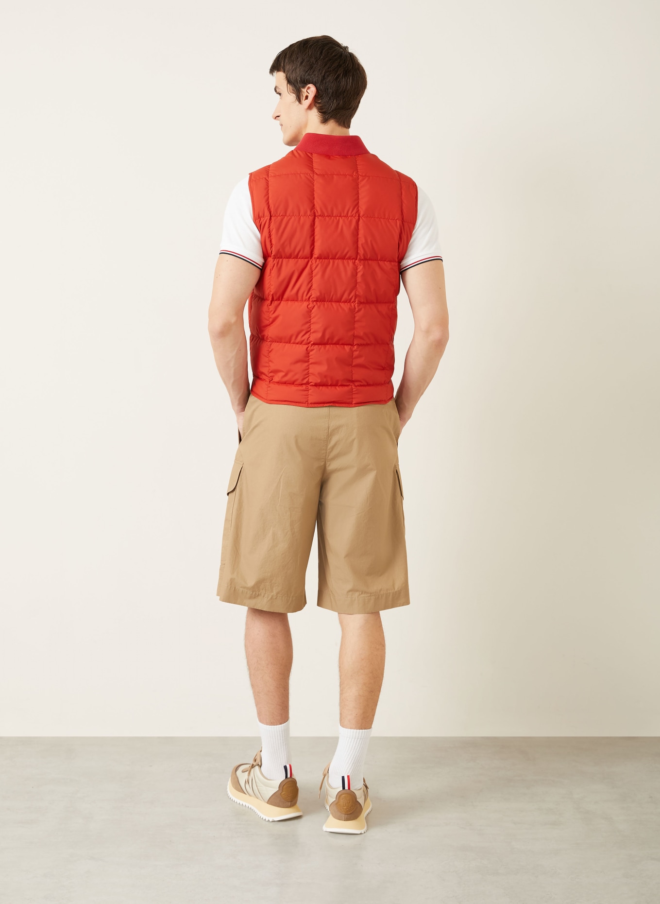 MONCLER Daunenweste ELBERTON: ROT
