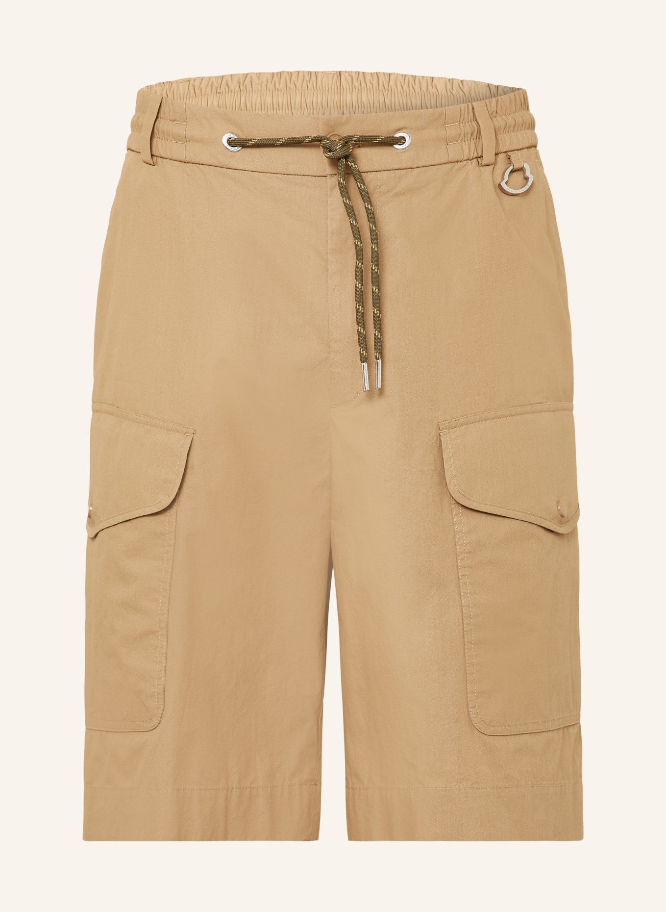 MONCLER cargo shorts: BEIGE