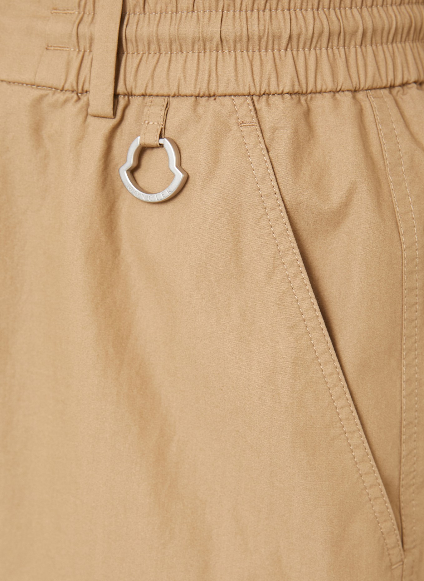 MONCLER cargo shorts: BEIGE