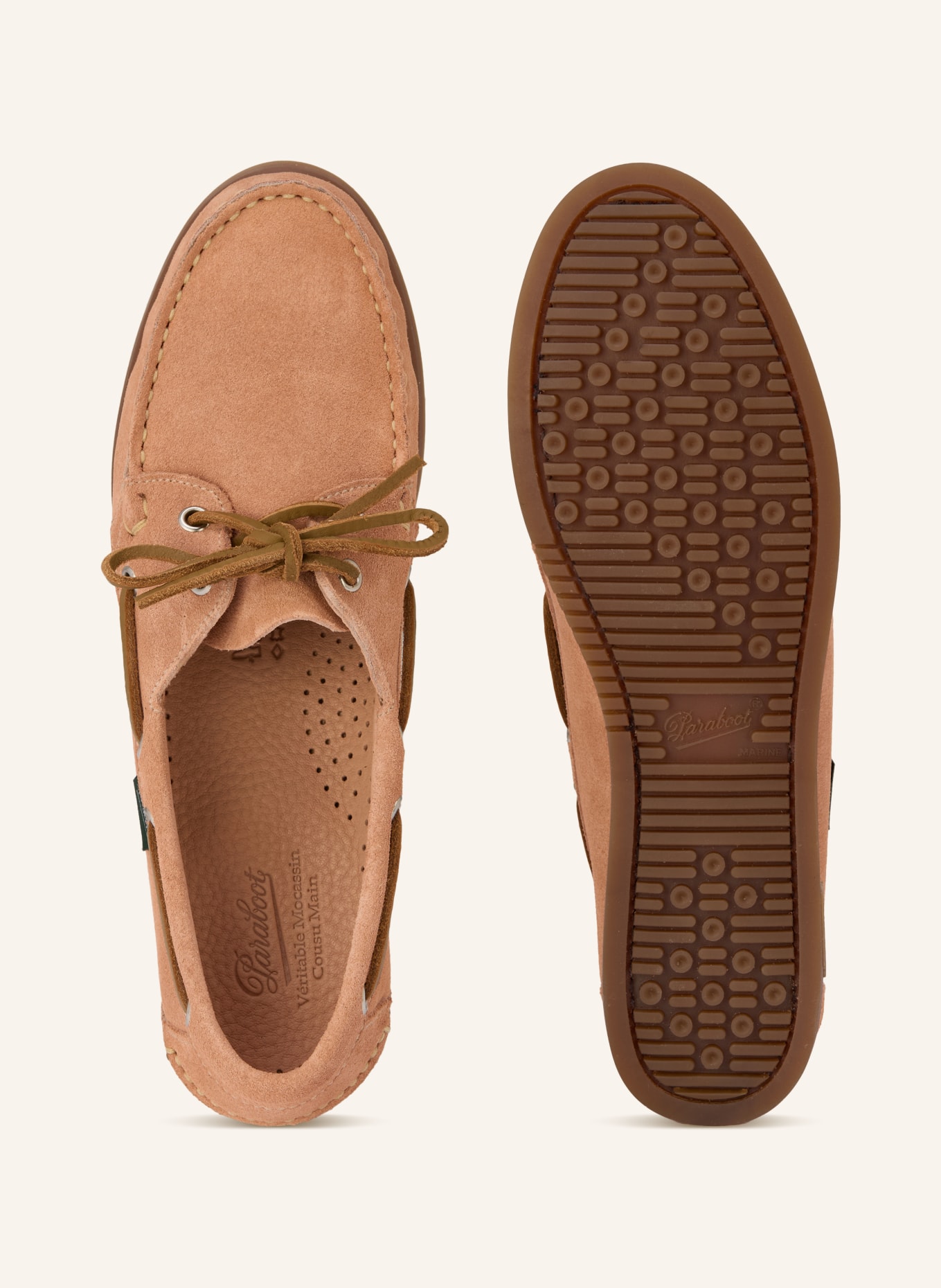 Paraboot BARTH boat shoes: SALMON