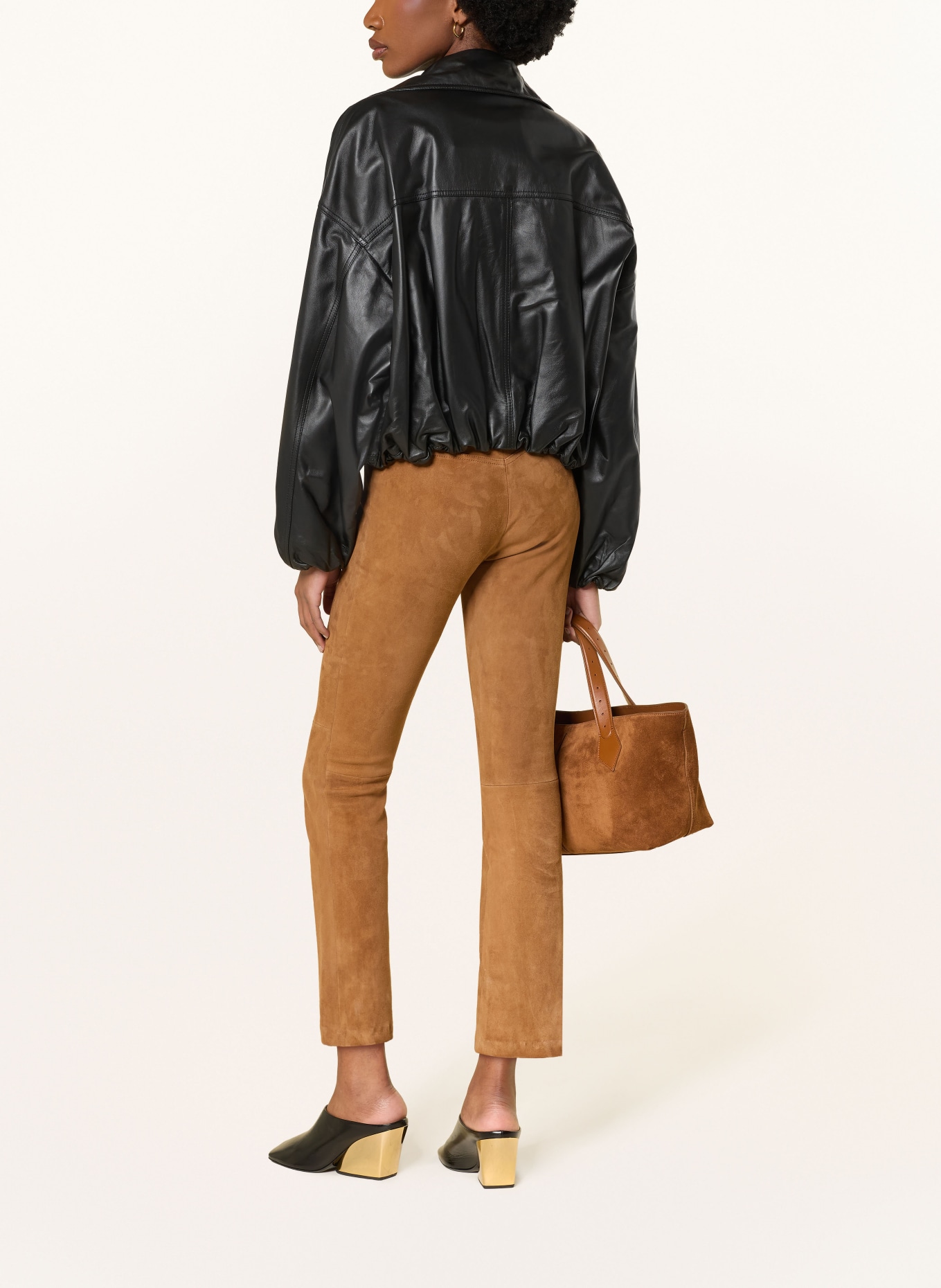 STOULS Lederhose: COGNAC