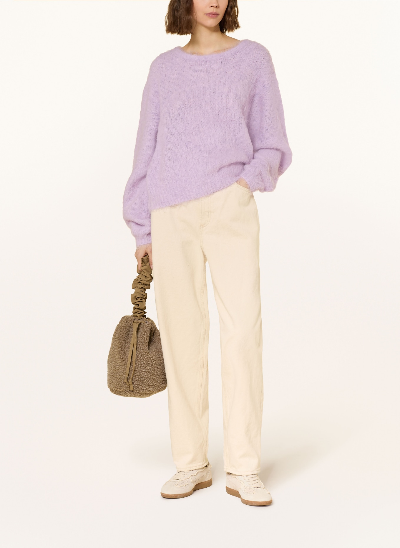 American Vintage Svetr NIBY: SVĚTLE FIALOVÁ