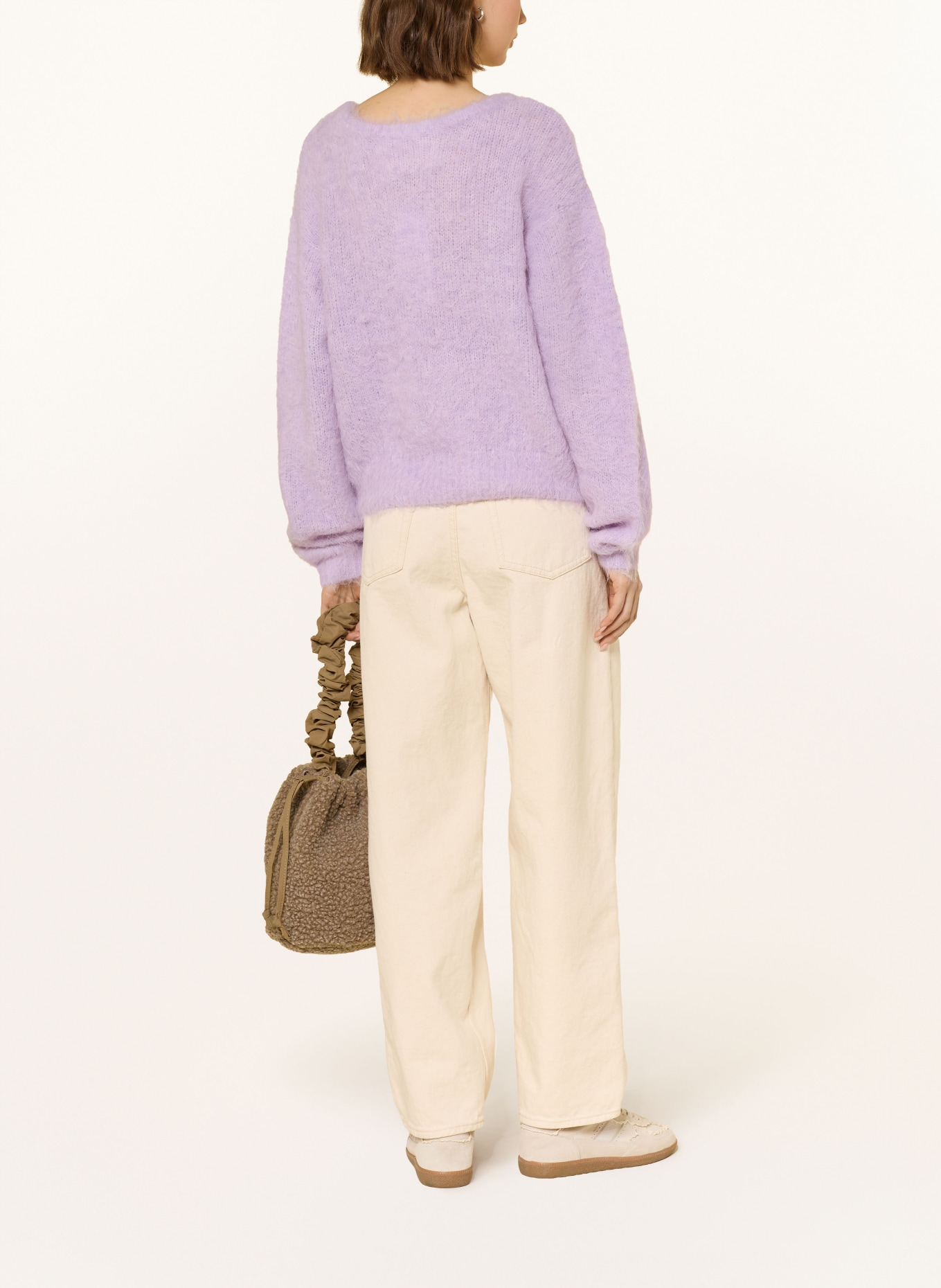 American Vintage Svetr NIBY: SVĚTLE FIALOVÁ