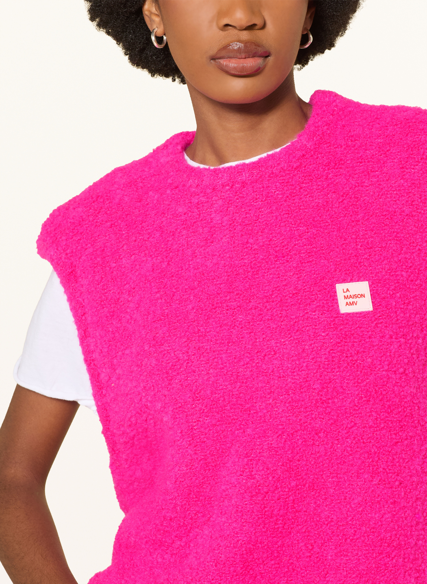 American Vintage Oversized-Pullunder ZOLLY: NEONPINK