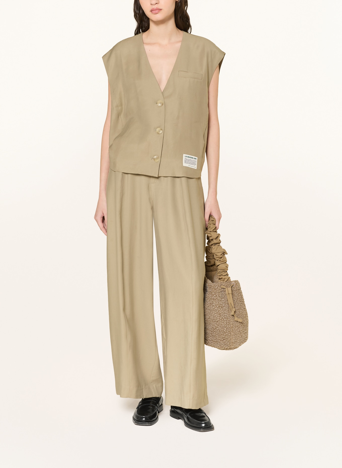 American Vintage Blazer vest LANOW: LICHTGROEN