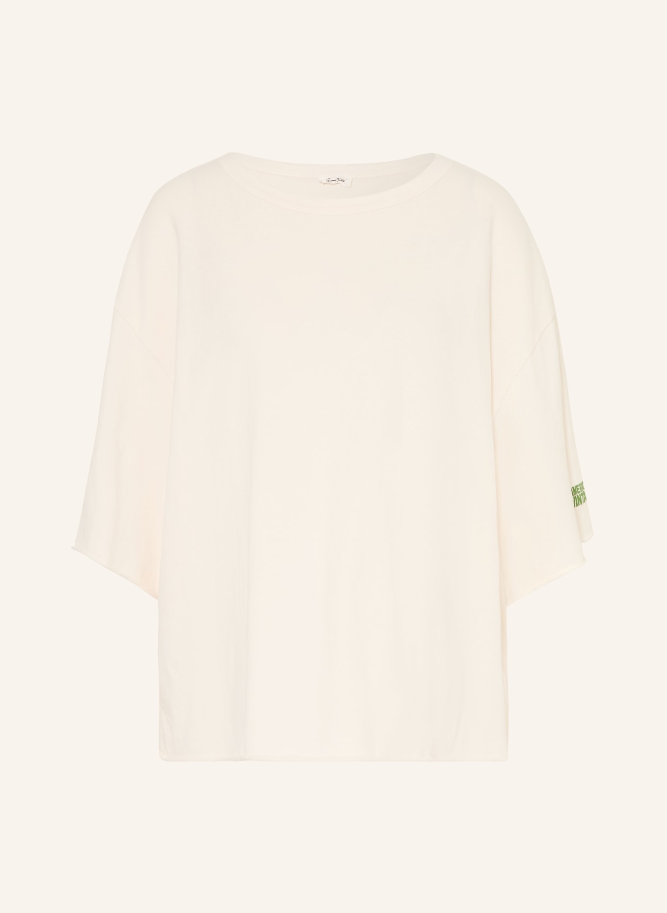 American Vintage Oversized-Shirt YKOBOW: CREME