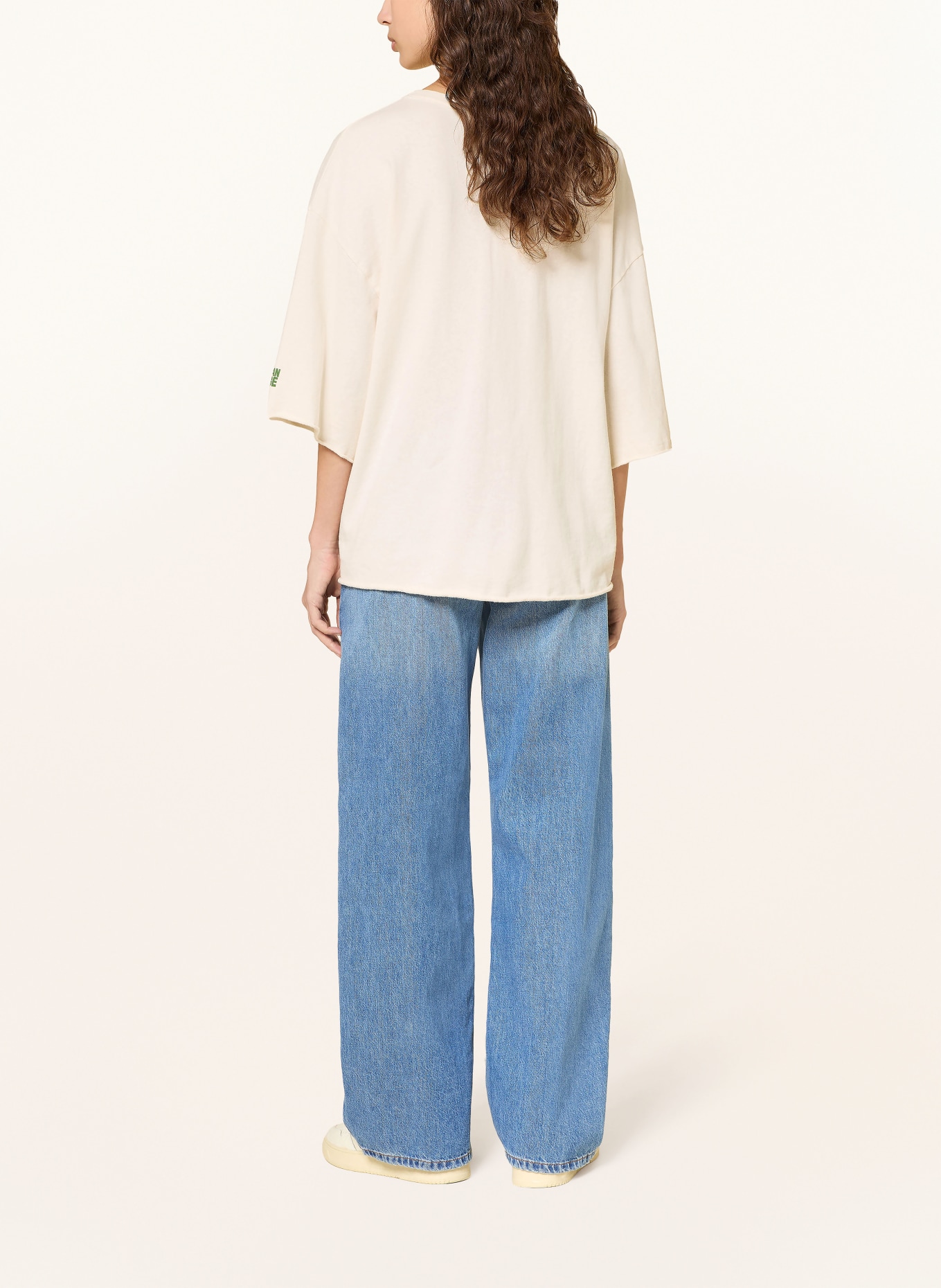 American Vintage Oversized-Shirt YKOBOW: CREME