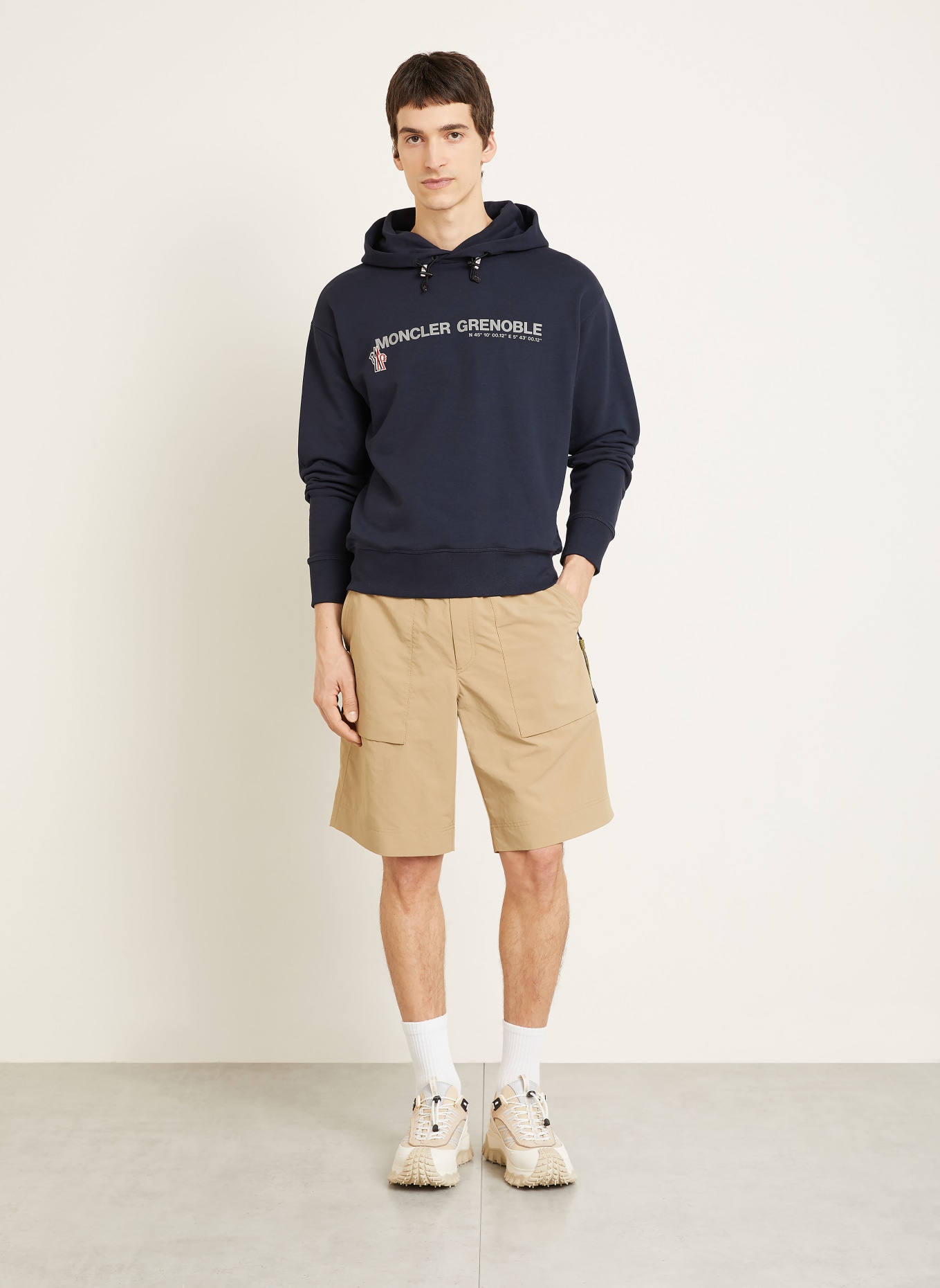 MONCLER GRENOBLE Hoodie: DUNKELBLAU