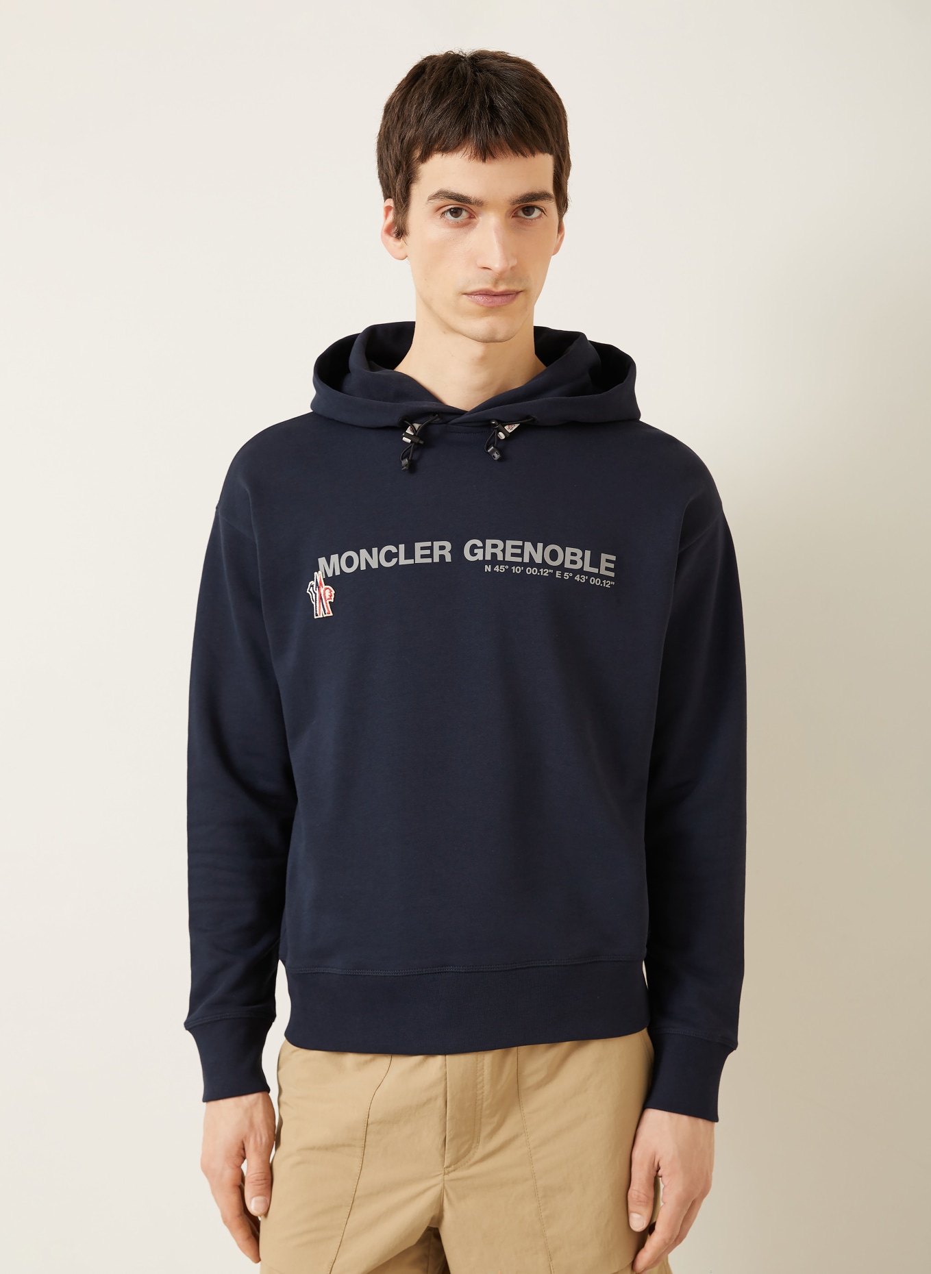 MONCLER GRENOBLE Hoodie: DUNKELBLAU