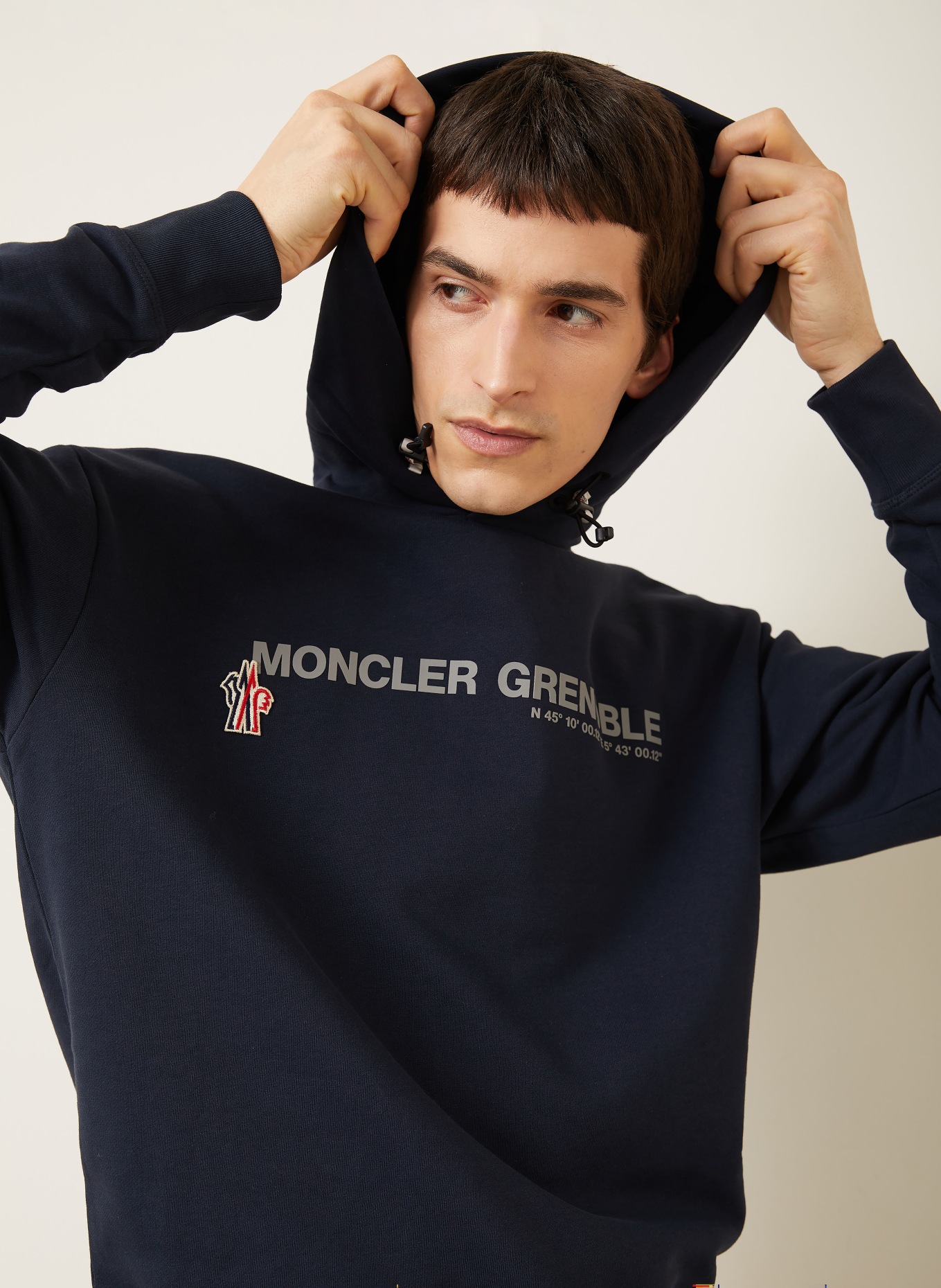 MONCLER GRENOBLE Hoodie: DUNKELBLAU