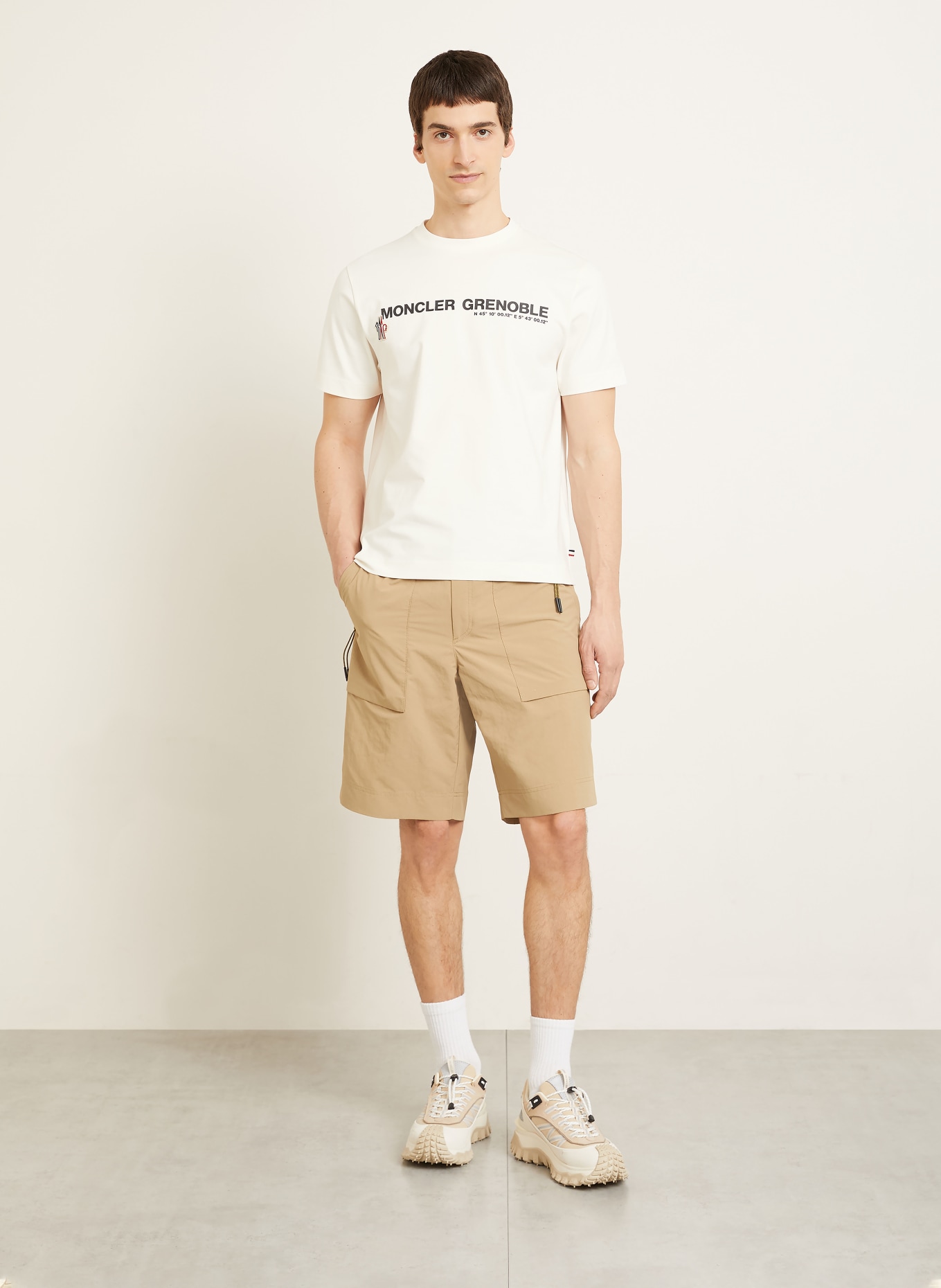 MONCLER GRENOBLE T-Shirt: ECRU