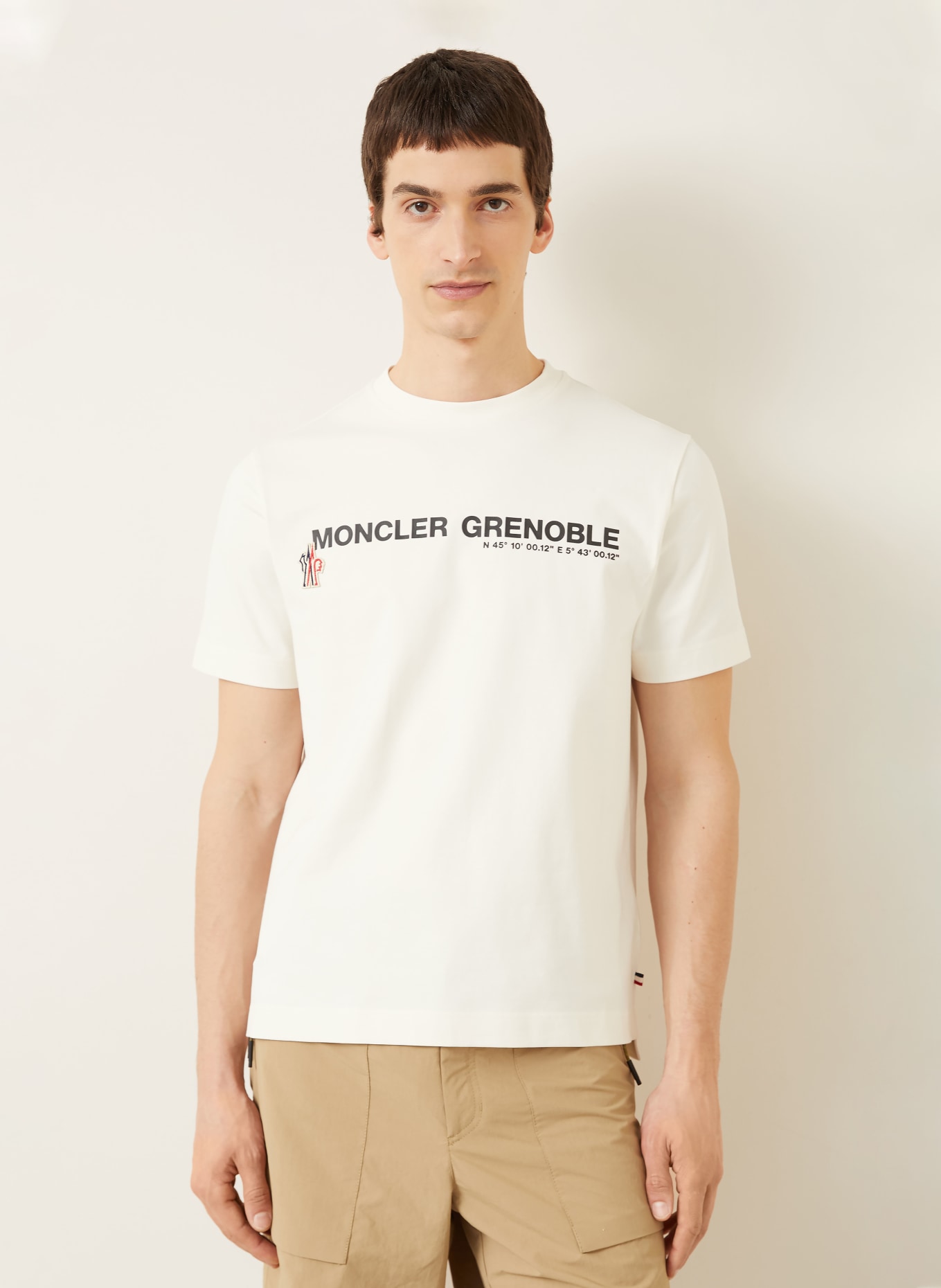 MONCLER GRENOBLE T-Shirt: ECRU