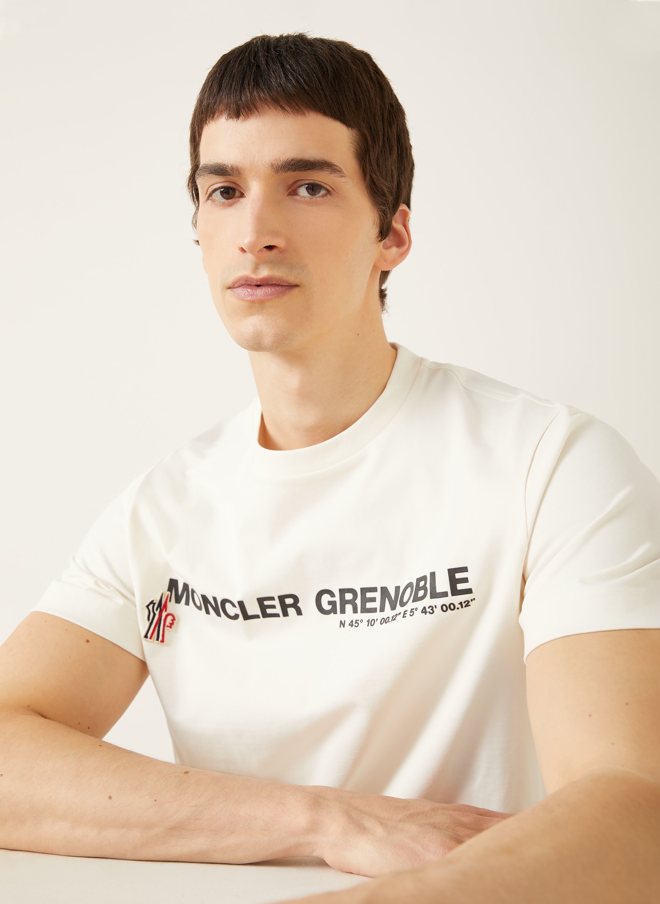 MONCLER GRENOBLE T-Shirt: ECRU