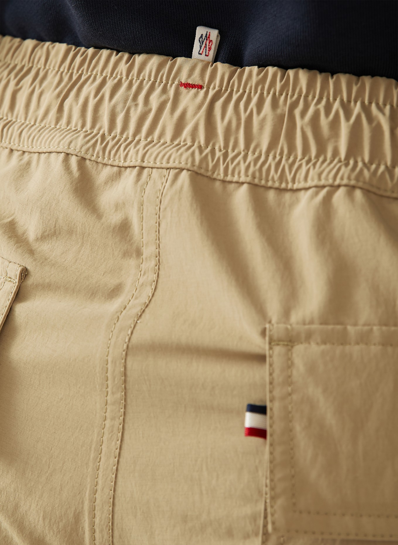 MONCLER GRENOBLE shorts: CAMEL