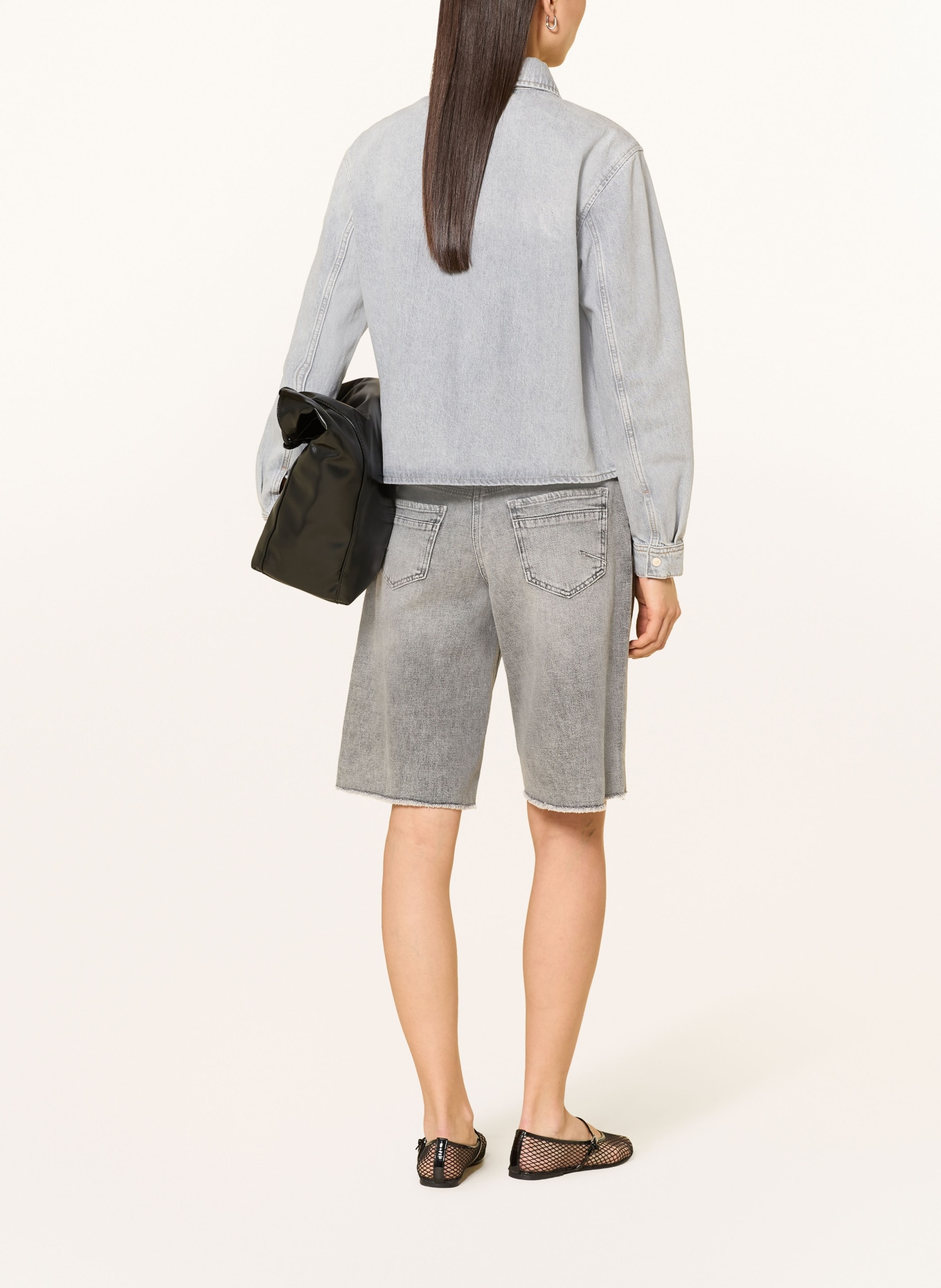 MAC Jeans Bermuda shorts RICH: D366 ash grey used wash