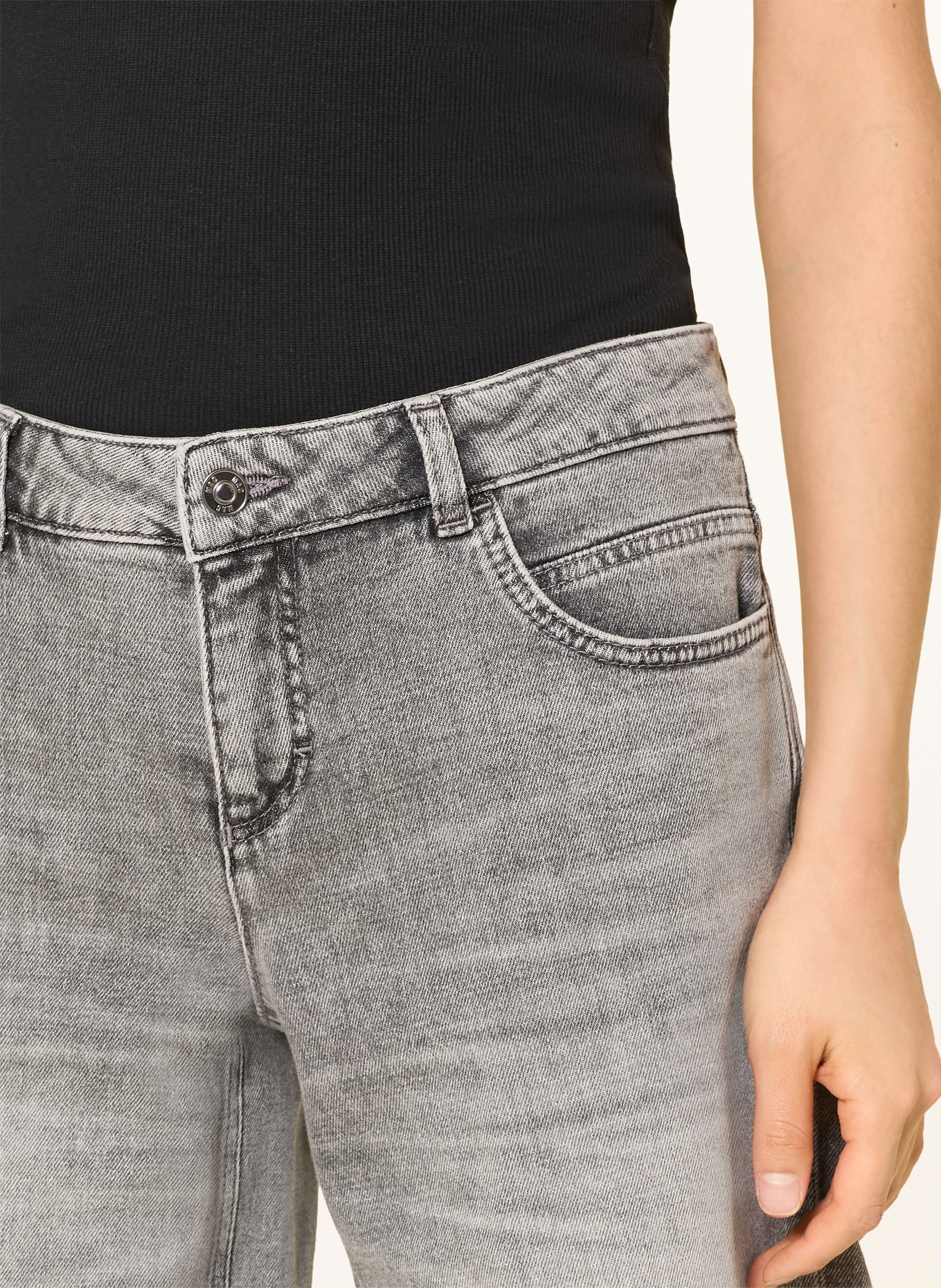 MAC Jeans Bermuda shorts RICH: D366 ash grey used wash
