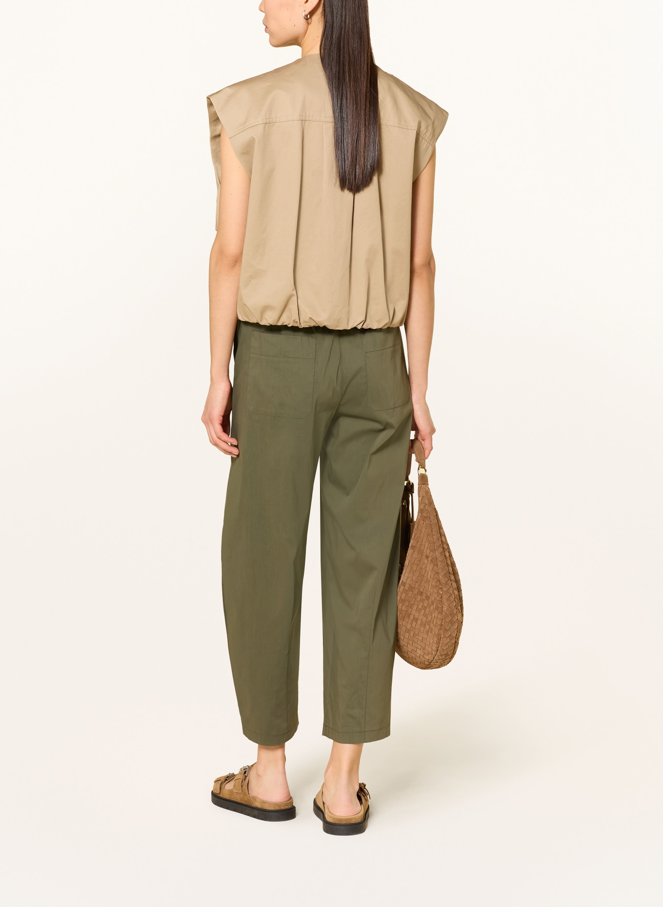 MAC 7/8-broek THEA: DONKERGROEN